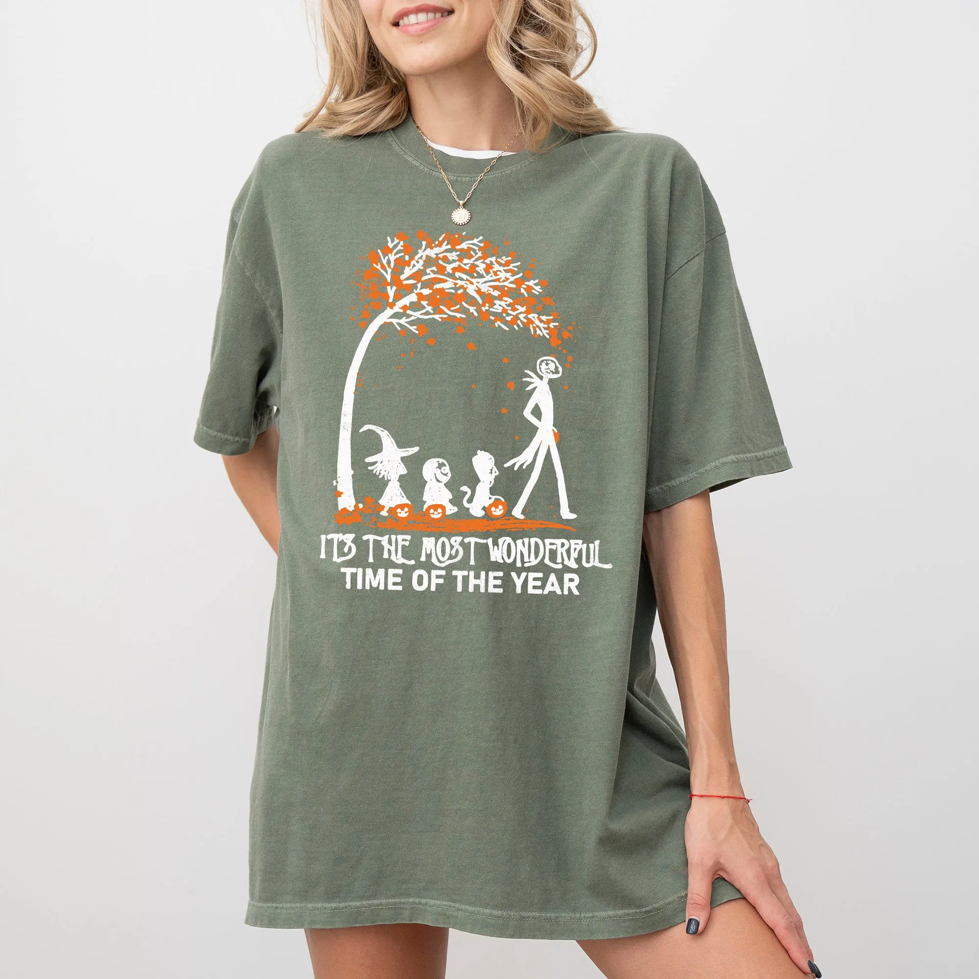 It's The Most Wonderful Time, Horror Movie, Skeleton, Spooky, Ghost, Funny, Witch, Aesthetic, Meme, Halloween, Costume, Tshirt Comfort Colors T-Shirt sold by Refinery Number One product image thumbnail 4