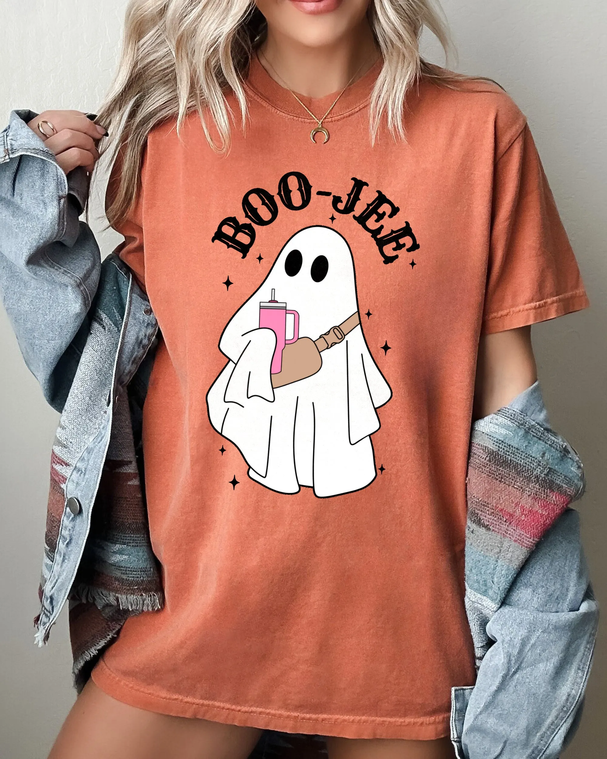 Boo-Jee Ghost, Skeleton, Spooky, Funny, Witch, Aesthetic, Meme, Halloween, Costume, Tshirt Comfort Colors T-Shirt sold by Refinery Number One product image thumbnail 2