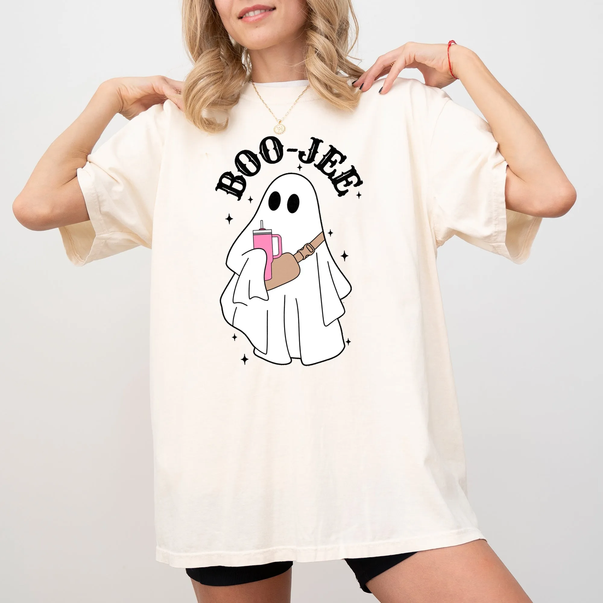 Boo-Jee Ghost, Skeleton, Spooky, Funny, Witch, Aesthetic, Meme, Halloween, Costume, Tshirt Comfort Colors T-Shirt sold by Refinery Number One product image thumbnail 4