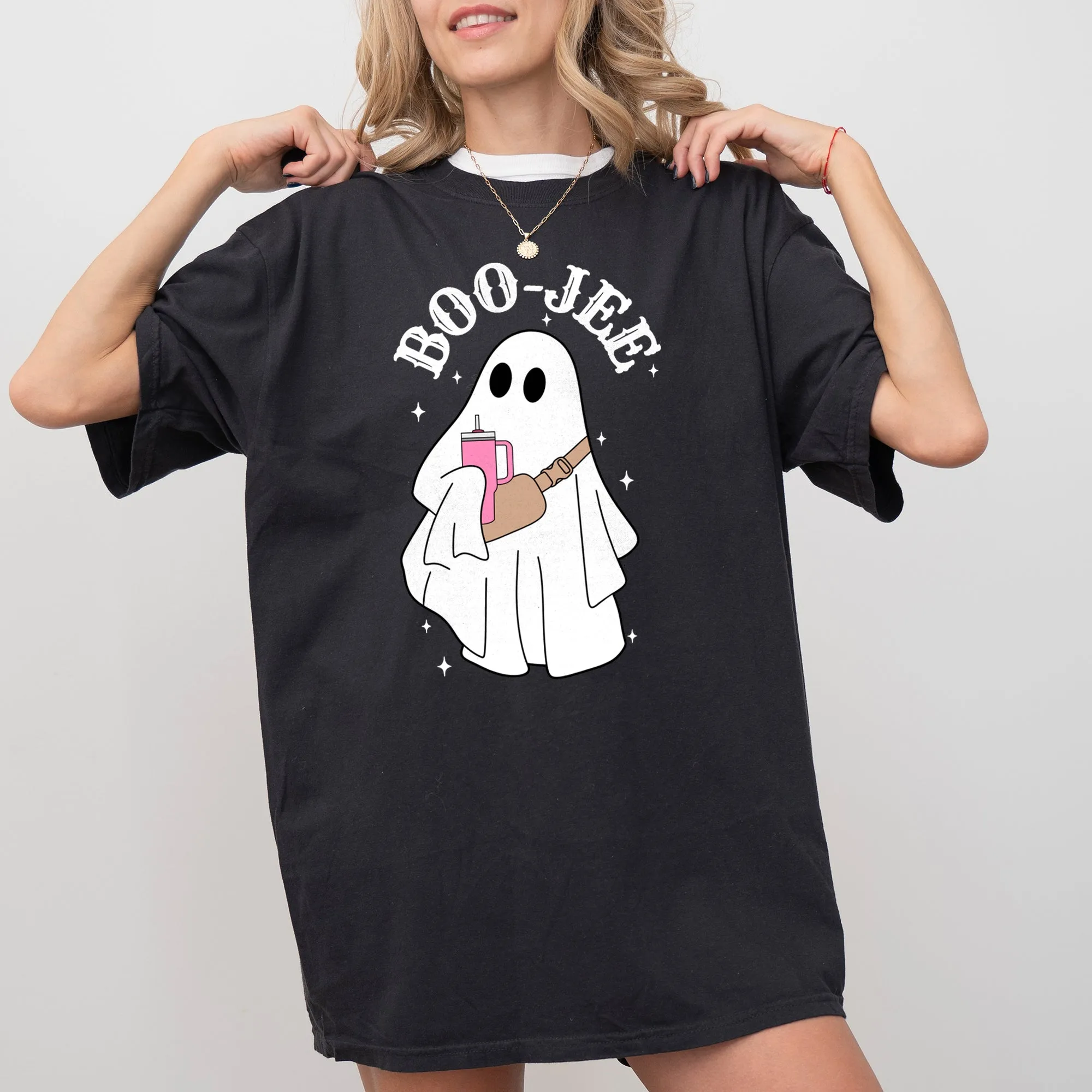 Boo-Jee Ghost, Skeleton, Spooky, Funny, Witch, Aesthetic, Meme, Halloween, Costume, Tshirt Comfort Colors T-Shirt sold by Refinery Number One product image thumbnail 3