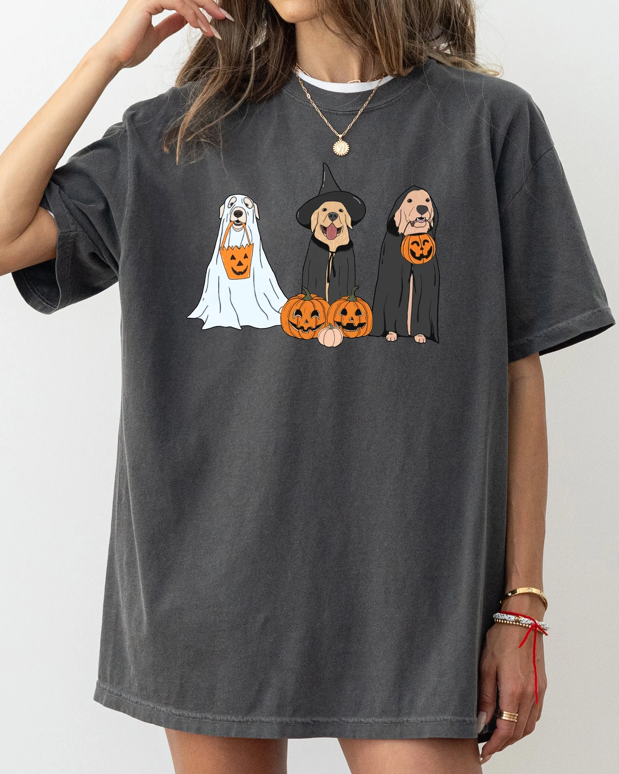 Dog Ghosts, Skeleton, Funny, Pumpkin, Spooky, Witch, Aesthetic, Meme, Halloween, Costume, Tshirt Comfort Colors T-Shirt sold by Refinery Number One product image thumbnail 3