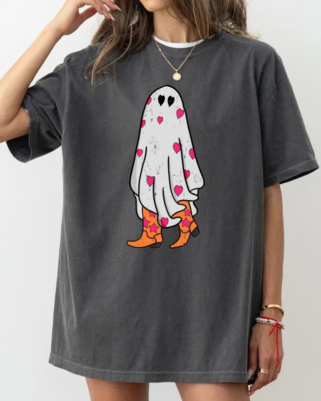 Cowgirl Ghost, Western, Skeleton, Witch, Skull, Funny, Spooky, Aesthetic, Meme, Halloween, Costume, Tshirt Comfort Colors T-Shirt sold by Refinery Number One