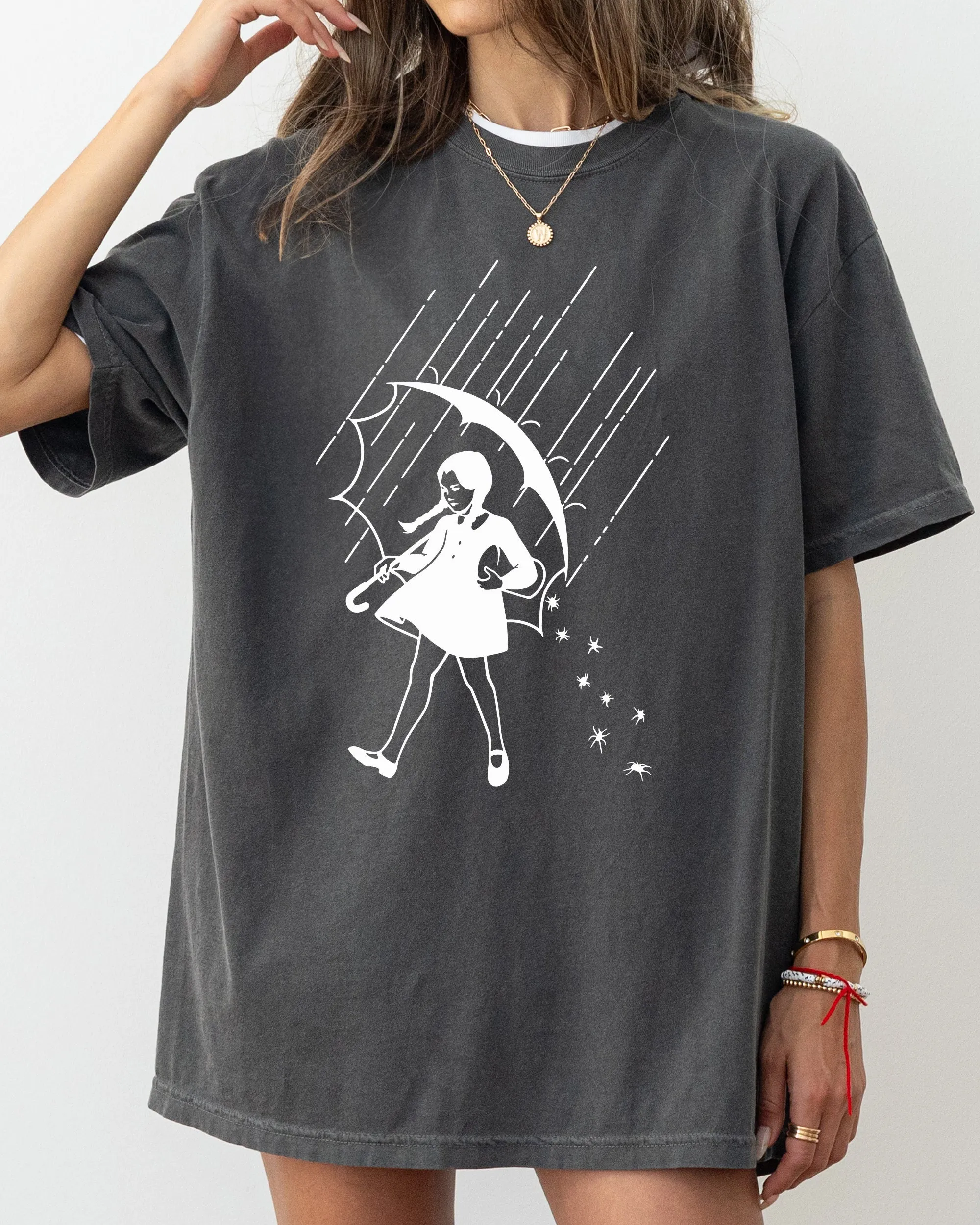 Wednesday, Skeleton, Ghost, Witch, Skull, Funny, Spooky, Aesthetic, Meme, Halloween, Costume, Tshirt Comfort Colors T-Shirt sold by Refinery Number One product image thumbnail 5