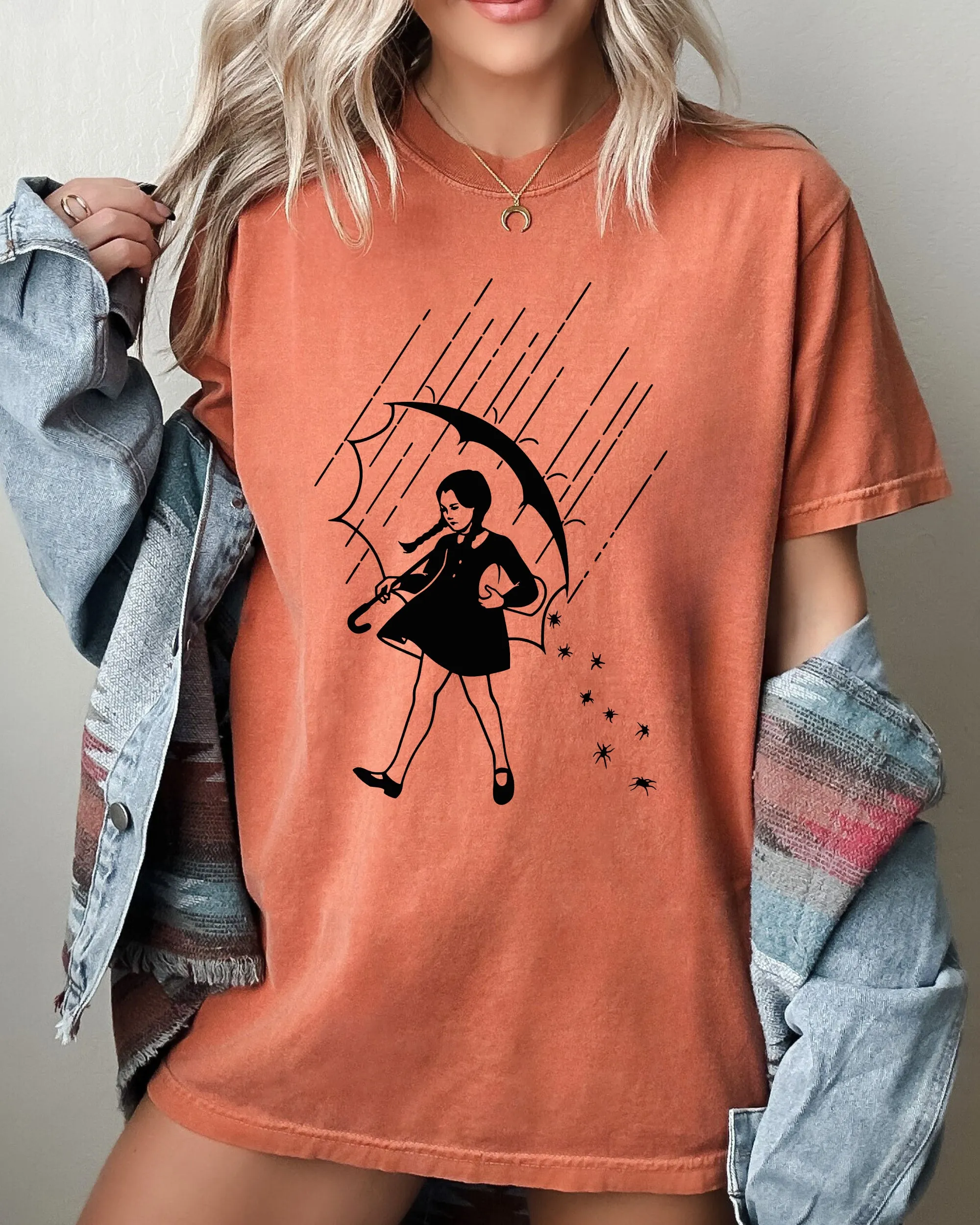 Wednesday, Skeleton, Ghost, Witch, Skull, Funny, Spooky, Aesthetic, Meme, Halloween, Costume, Tshirt Comfort Colors T-Shirt sold by Refinery Number One