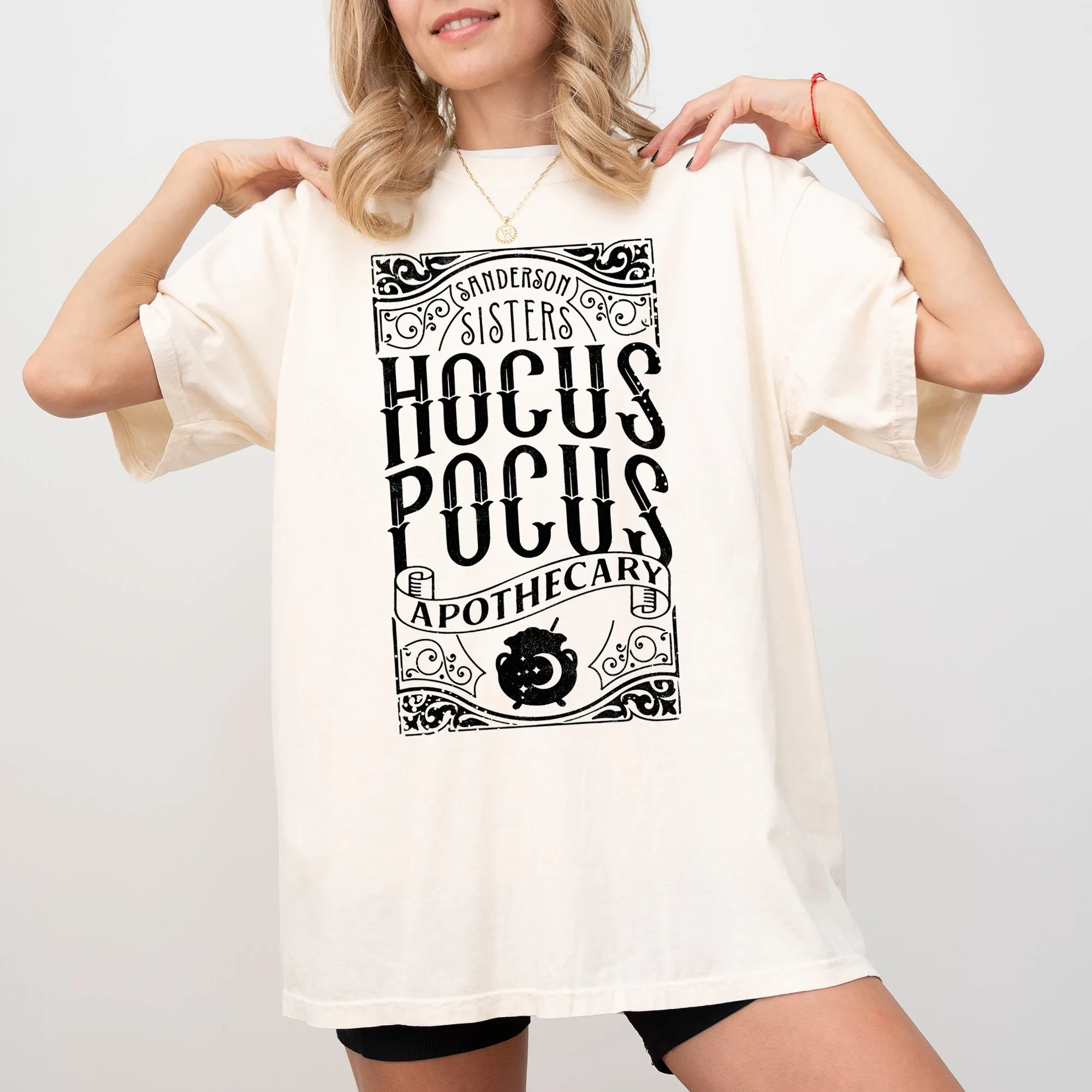 Hocus Pocus Apothecary, Skeleton, Witch, Skull, Funny, Spooky, Aesthetic, Meme, Halloween, Costume, Tshirt Comfort Colors T-Shirt sold by Refinery Number One product image thumbnail 2