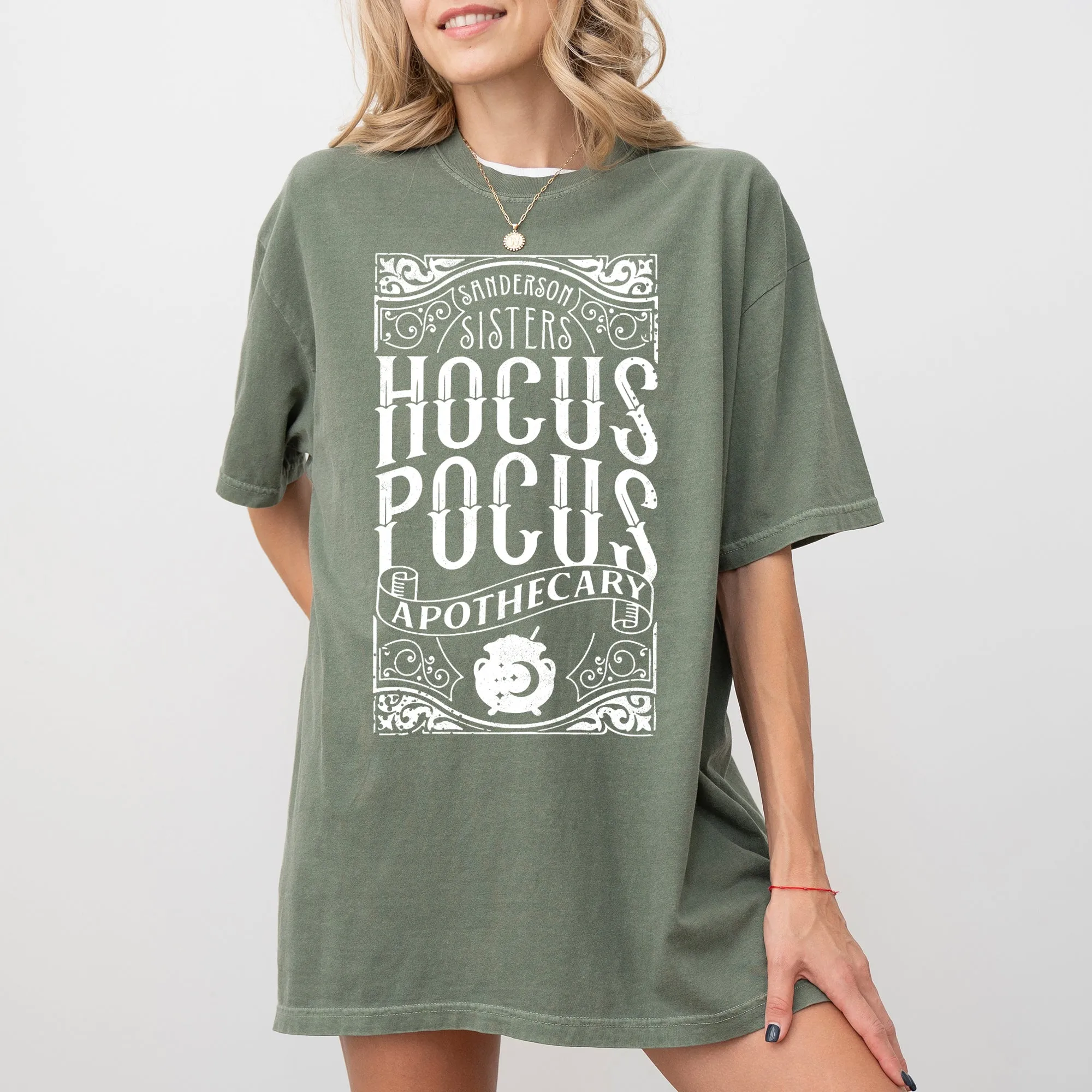Hocus Pocus Apothecary, Skeleton, Witch, Skull, Funny, Spooky, Aesthetic, Meme, Halloween, Costume, Tshirt Comfort Colors T-Shirt sold by Refinery Number One product image thumbnail 5