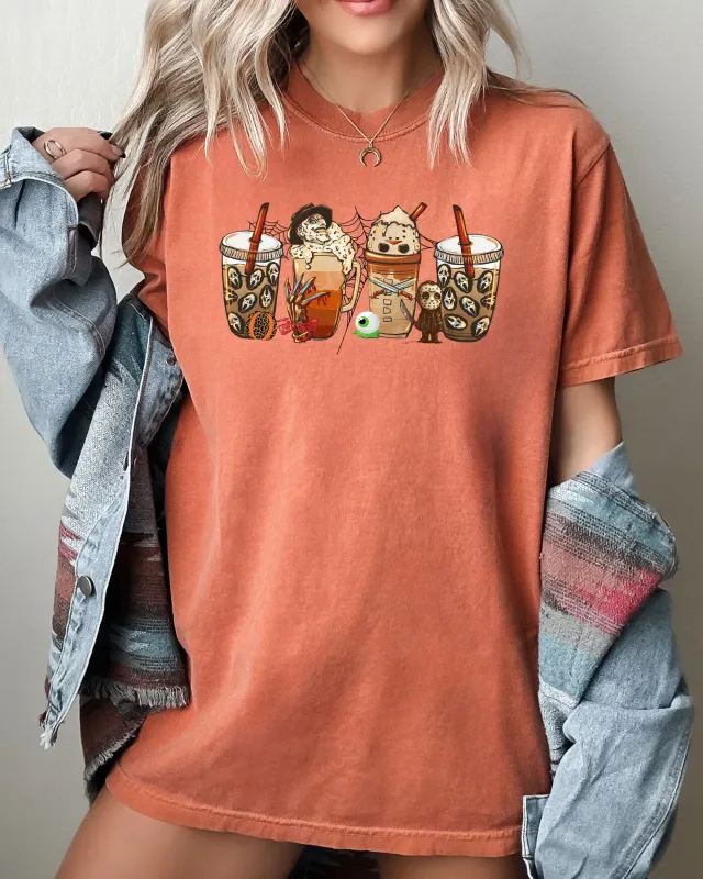 Halloween Coffee, Skeleton, Ghost, Witch, Skull, Spooky, Aesthetic, Meme, Halloween, Costume, Tshirt Comfort Colors T-Shirt sold by Refinery Number One