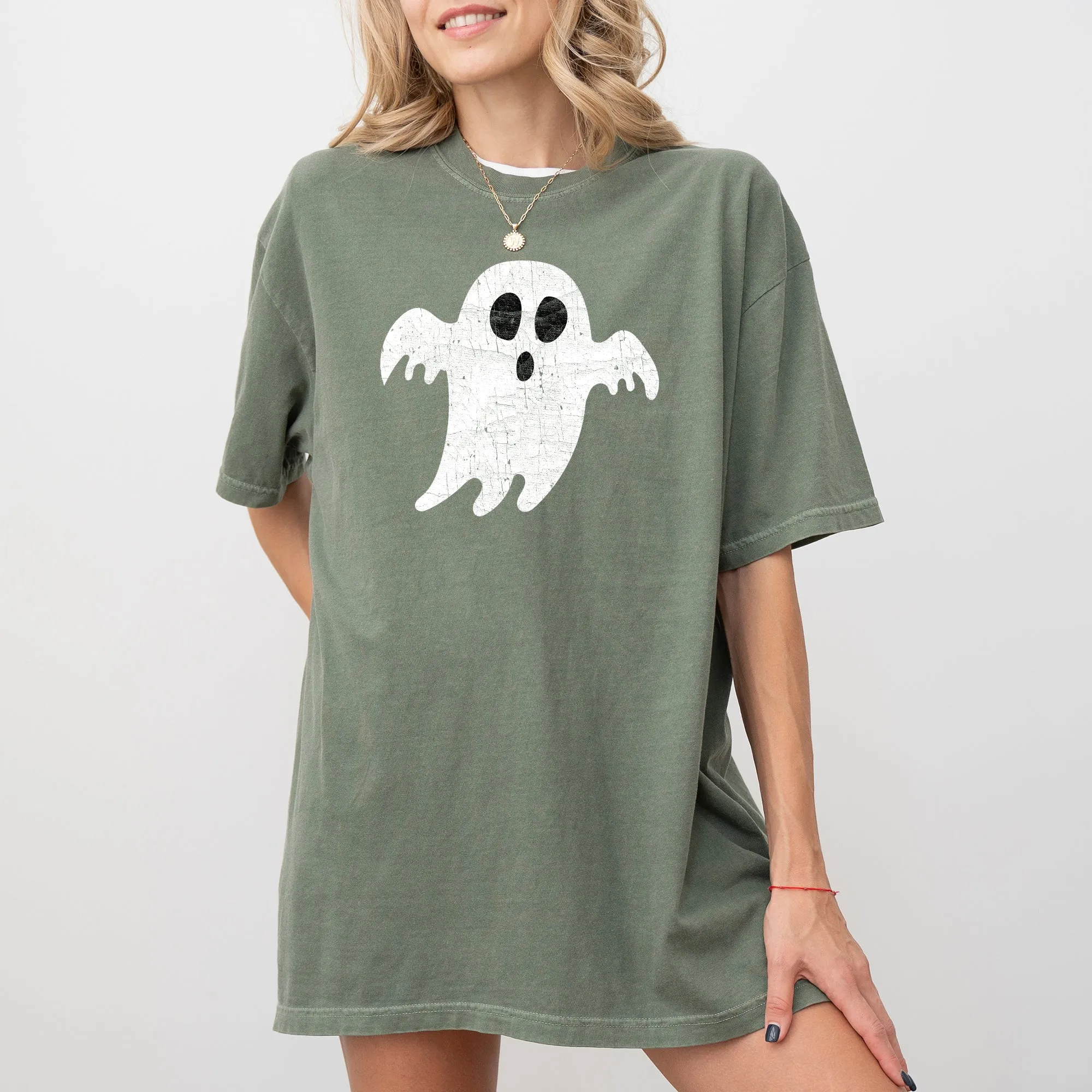 Spooky Ghost, Skeleton, Witch, Skull, Spooky, Aesthetic, Meme, Halloween, Costume, Tshirt Comfort Colors T-Shirt sold by Refinery Number One product image thumbnail 4