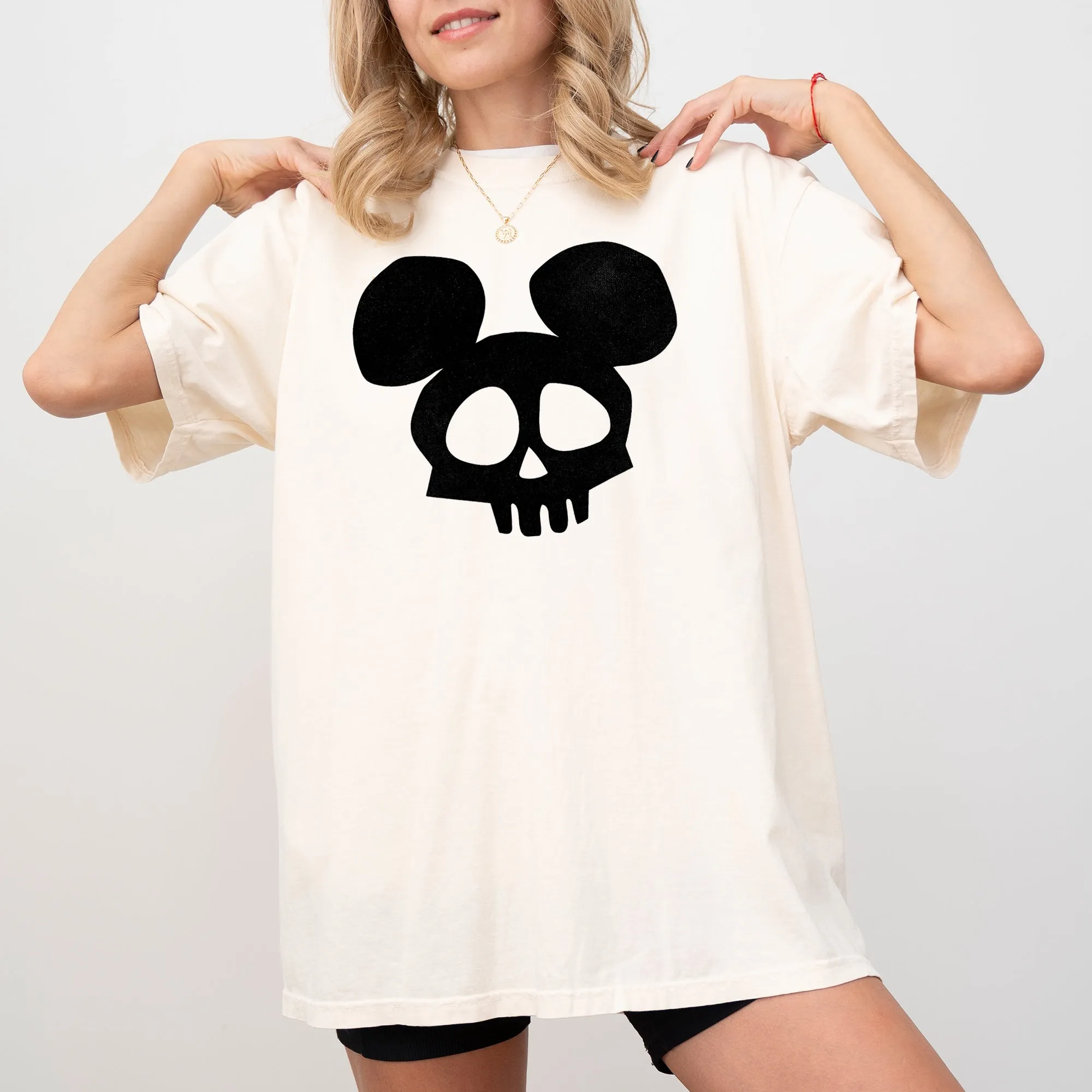 Mouse Ears, Skeleton, Ghost, Witch, Skull, Spooky, Aesthetic, Meme, Halloween, Costume, Tshirt Comfort Colors T-Shirt sold by Refinery Number One product image thumbnail 3