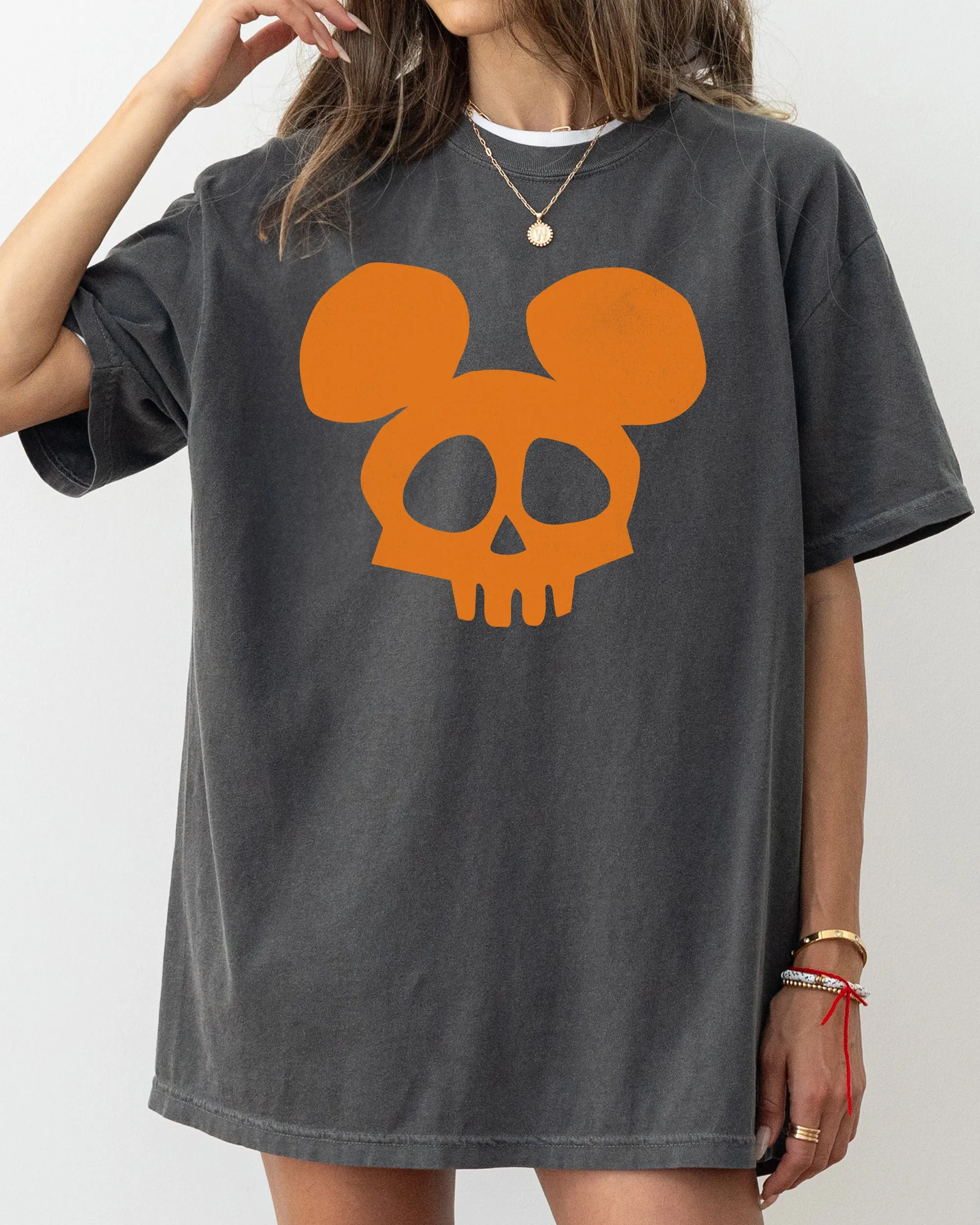 Mouse Ears, Skeleton, Ghost, Witch, Skull, Spooky, Aesthetic, Meme, Halloween, Costume, Tshirt Comfort Colors T-Shirt sold by Refinery Number One product image thumbnail 2