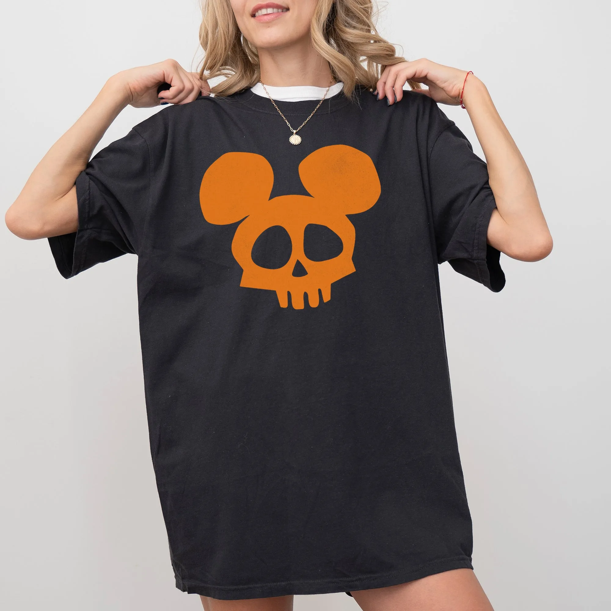 Mouse Ears, Skeleton, Ghost, Witch, Skull, Spooky, Aesthetic, Meme, Halloween, Costume, Tshirt Comfort Colors T-Shirt sold by Refinery Number One product image thumbnail 5