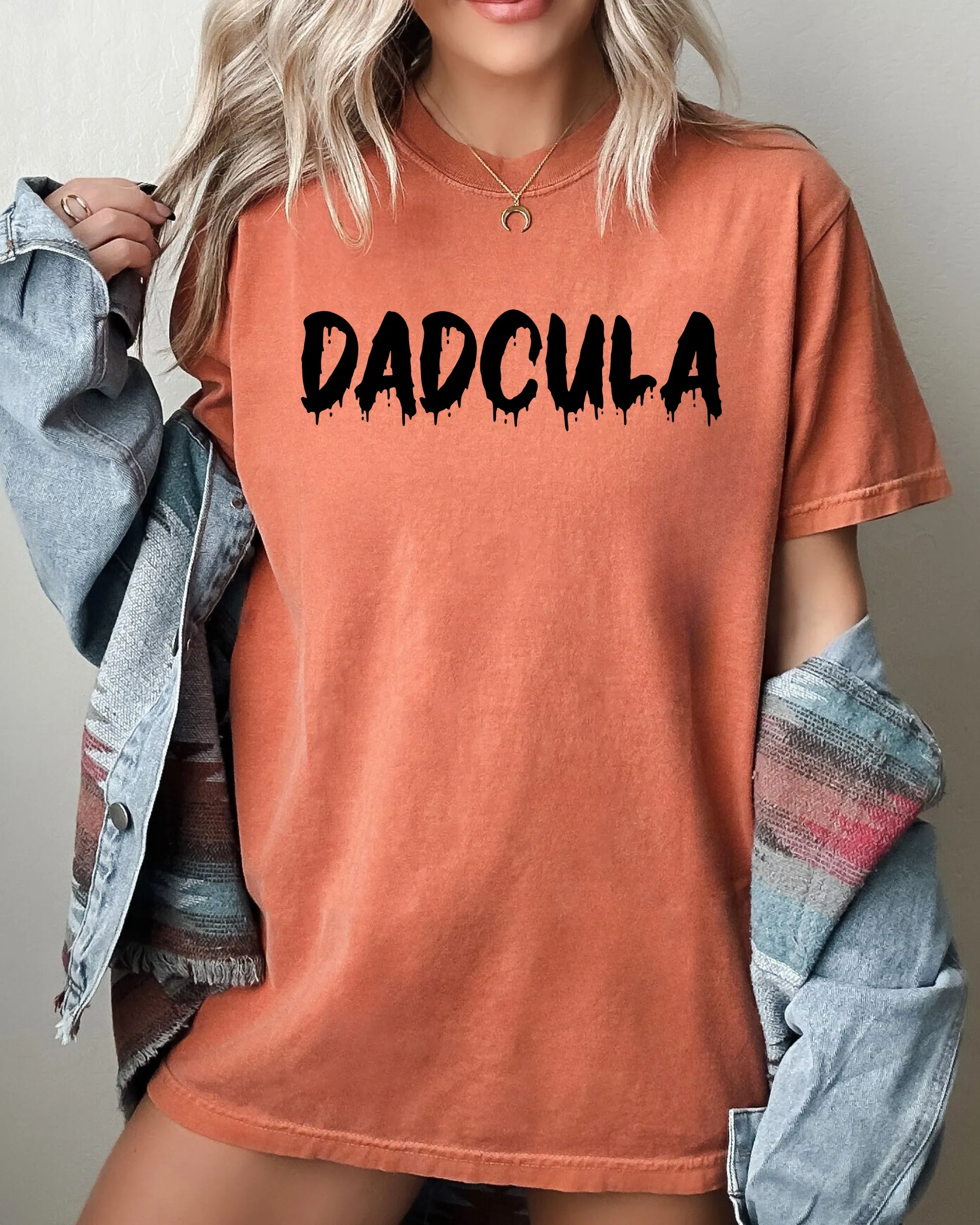 Dadcula, Spooky, Bat, Ghost, Witch, Skull, Aesthetic, Meme, Halloween, Costume, Tshirt Comfort Colors T-Shirt sold by Refinery Number One product image thumbnail 4
