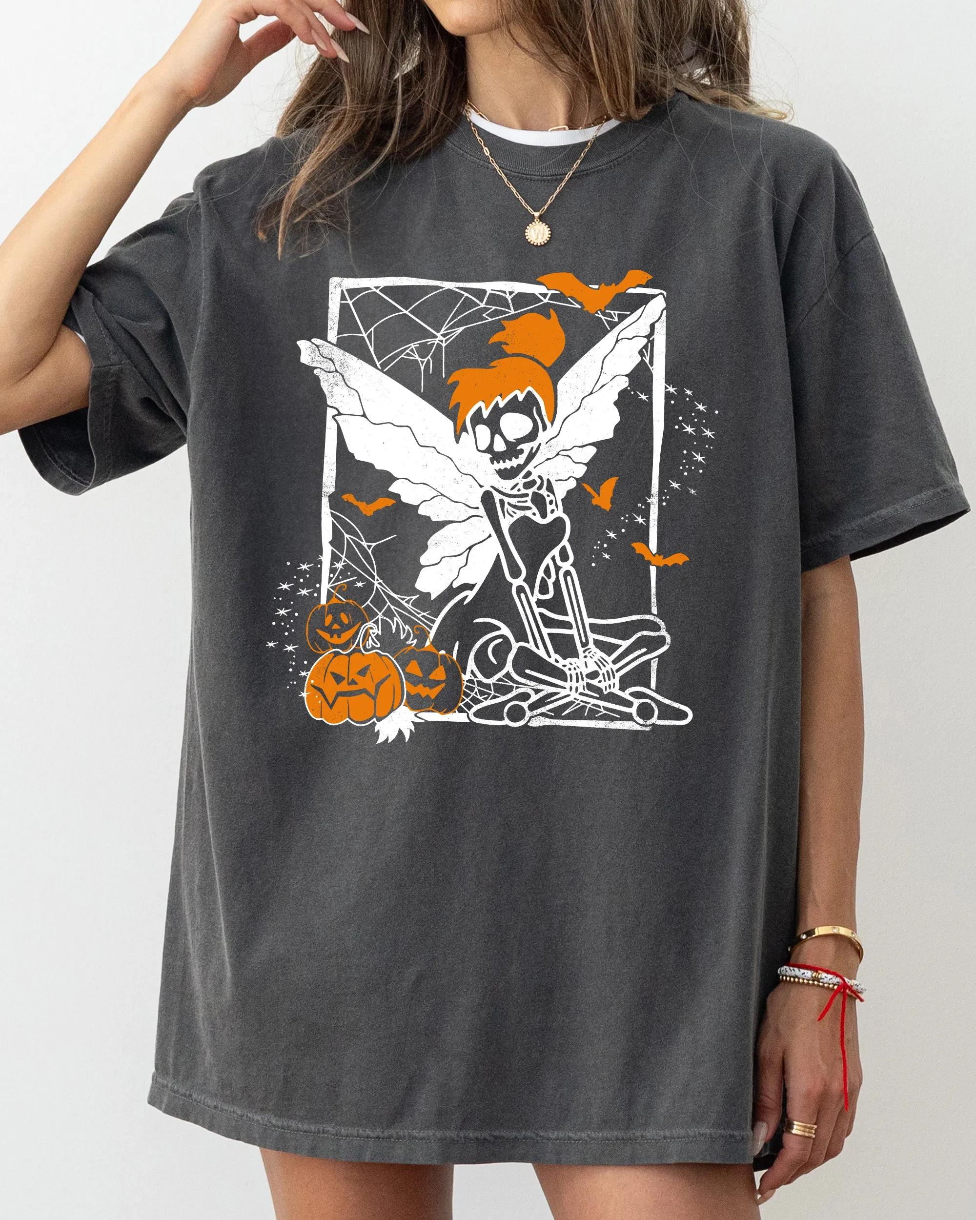 Fairy Skeleton, Ghost, Skull, Spooky, Aesthetic, Meme, Halloween, Costume, Tshirt Comfort Colors T-Shirt sold by Refinery Number One product image thumbnail 5
