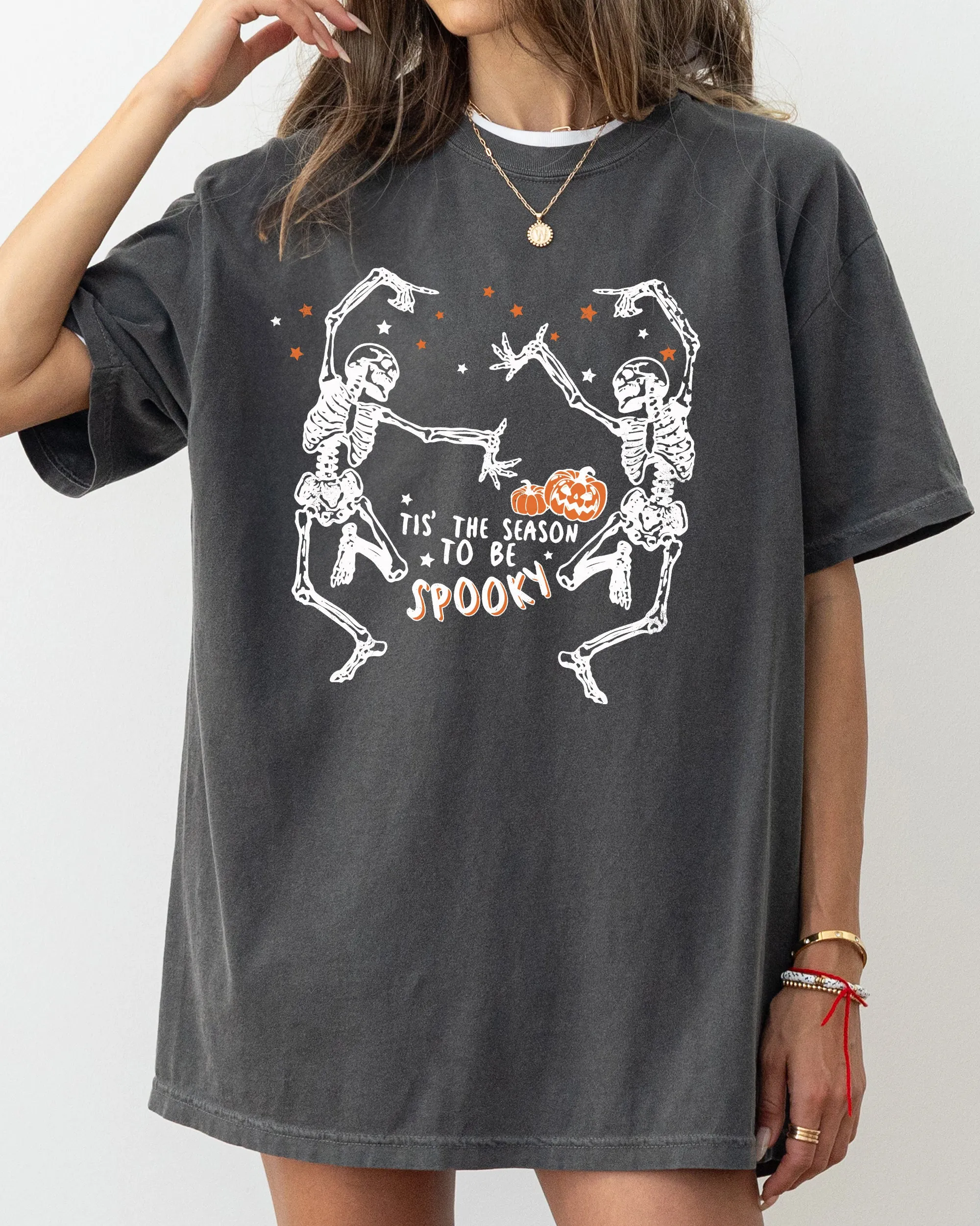 Tis The Season, Spooky, Skeleton, Ghost, Western, Witch, Skull, Aesthetic, Meme, Halloween, Costume, Tshirt Comfort Colors T-Shirt sold by Refinery Number One product image thumbnail 5