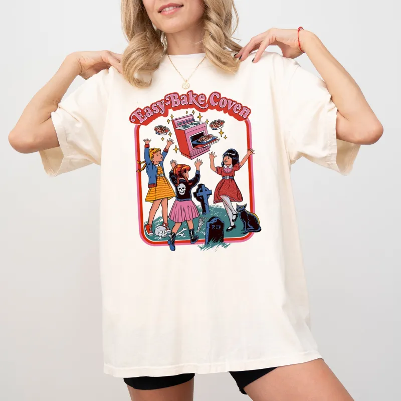 Easy-Bake Coven, Ghost, Spooky, Scary, Skeleton, Skull, Western, Witch, Aesthetic, Meme, Halloween, Costume, Tshirt Comfort Colors T-Shirt sold by Refinery Number One