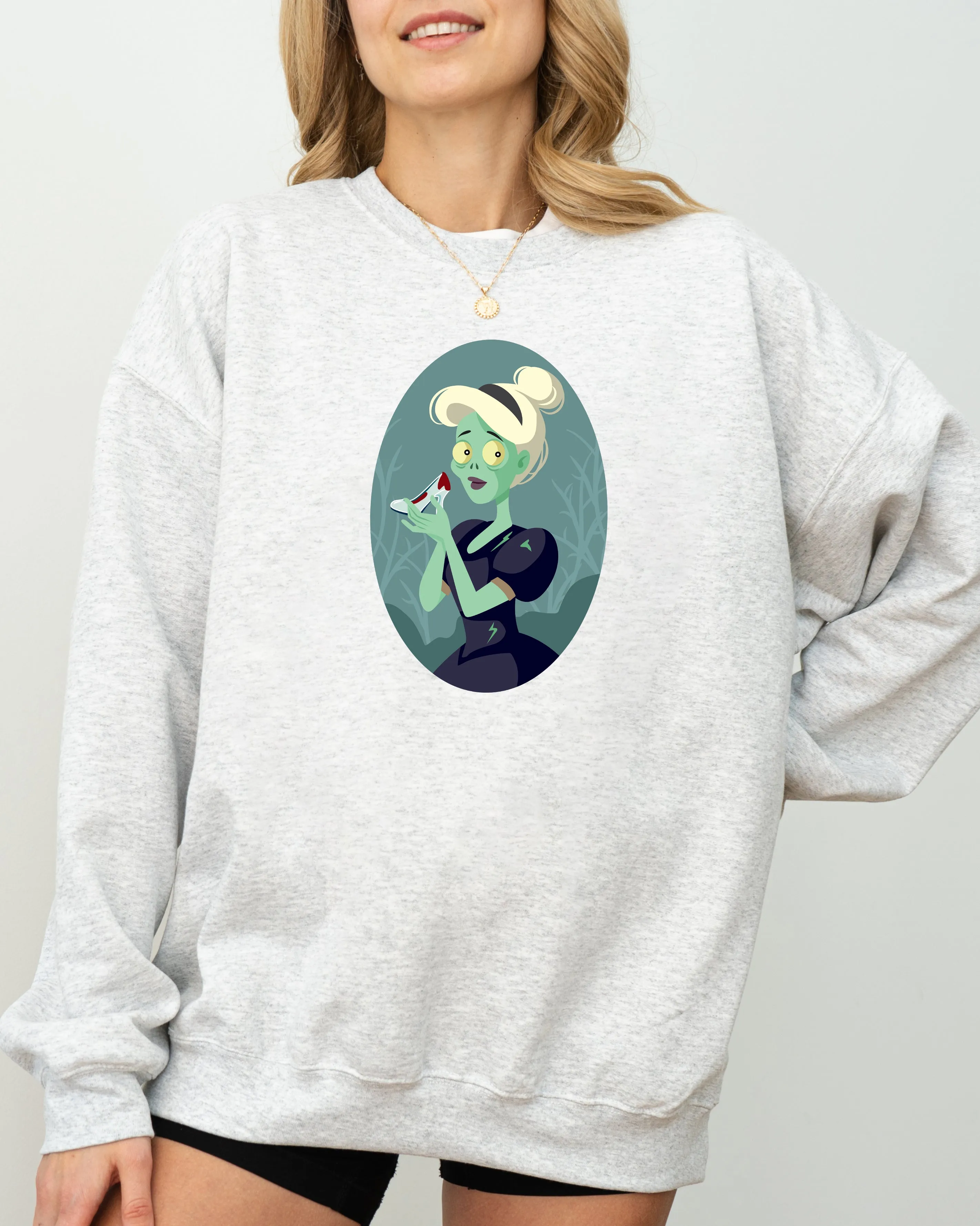 Cinderella, Princess, Skeleton, Funny, Witch, Aesthetic, Meme, Halloween, Spooky, Costume Sweatshirt sold by Refinery Number One