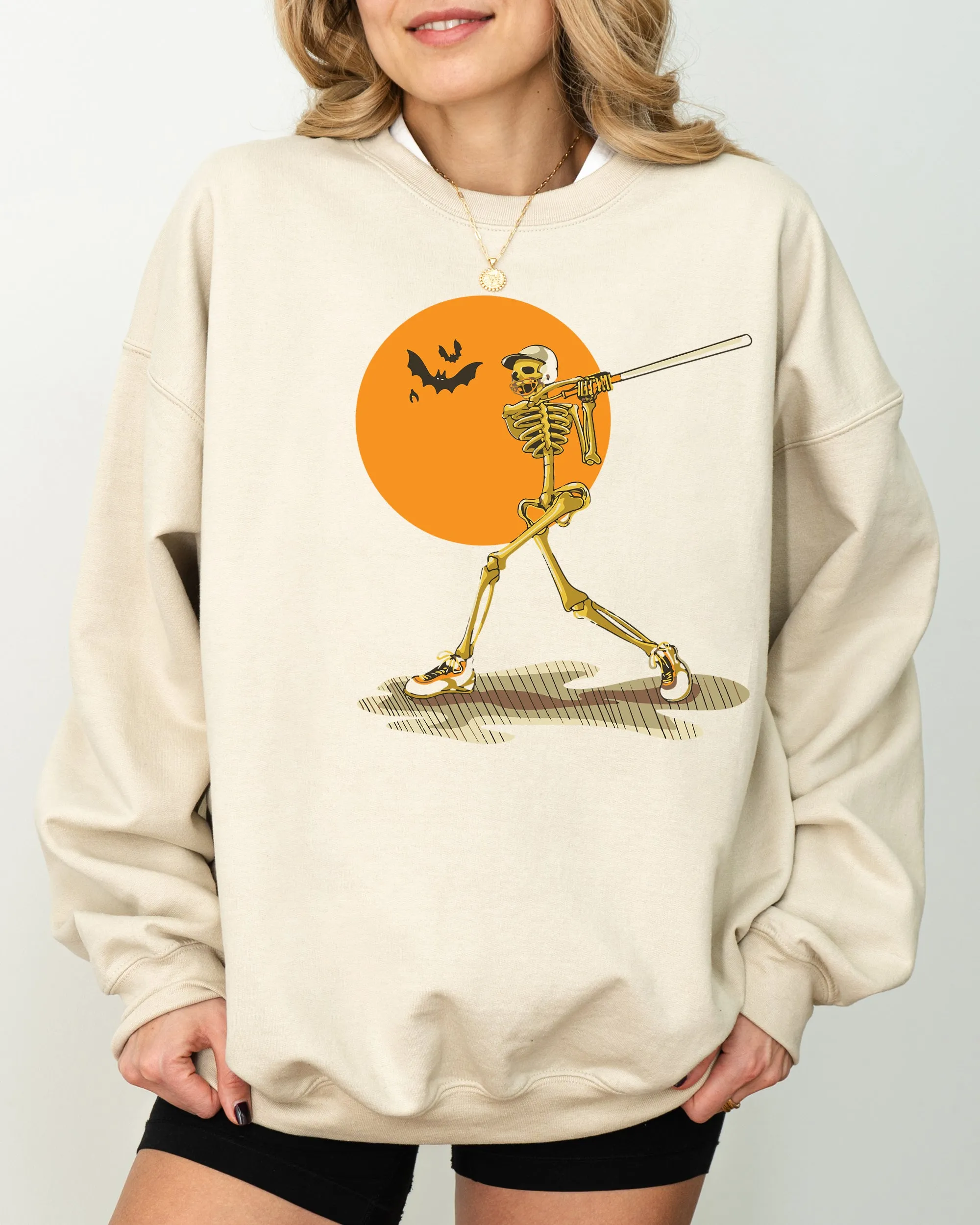 Golf, Skeleton, Spooky, Funny, Witch, Aesthetic, Meme, Halloween, Costume Sweatshirt sold by Refinery Number One product image thumbnail 2