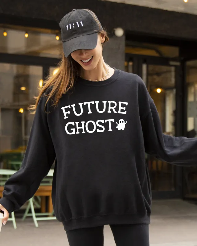 Future Ghost, Skeleton, Funny, Pumpkin, Spooky, Witch, Aesthetic, Meme, Halloween, Costume Sweatshirt sold by Refinery Number One