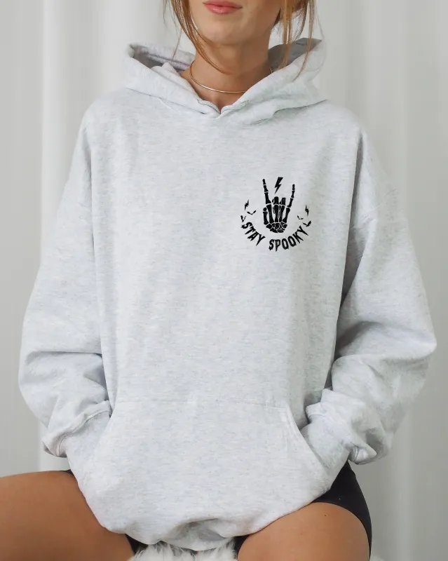 Stay Spooky, Pocket, Skeleton, Ghost, Funny, Witch, Aesthetic, Meme, Halloween, Spooky, Costume, Hoodie, Hooded Sweatshirt sold by Refinery Number One