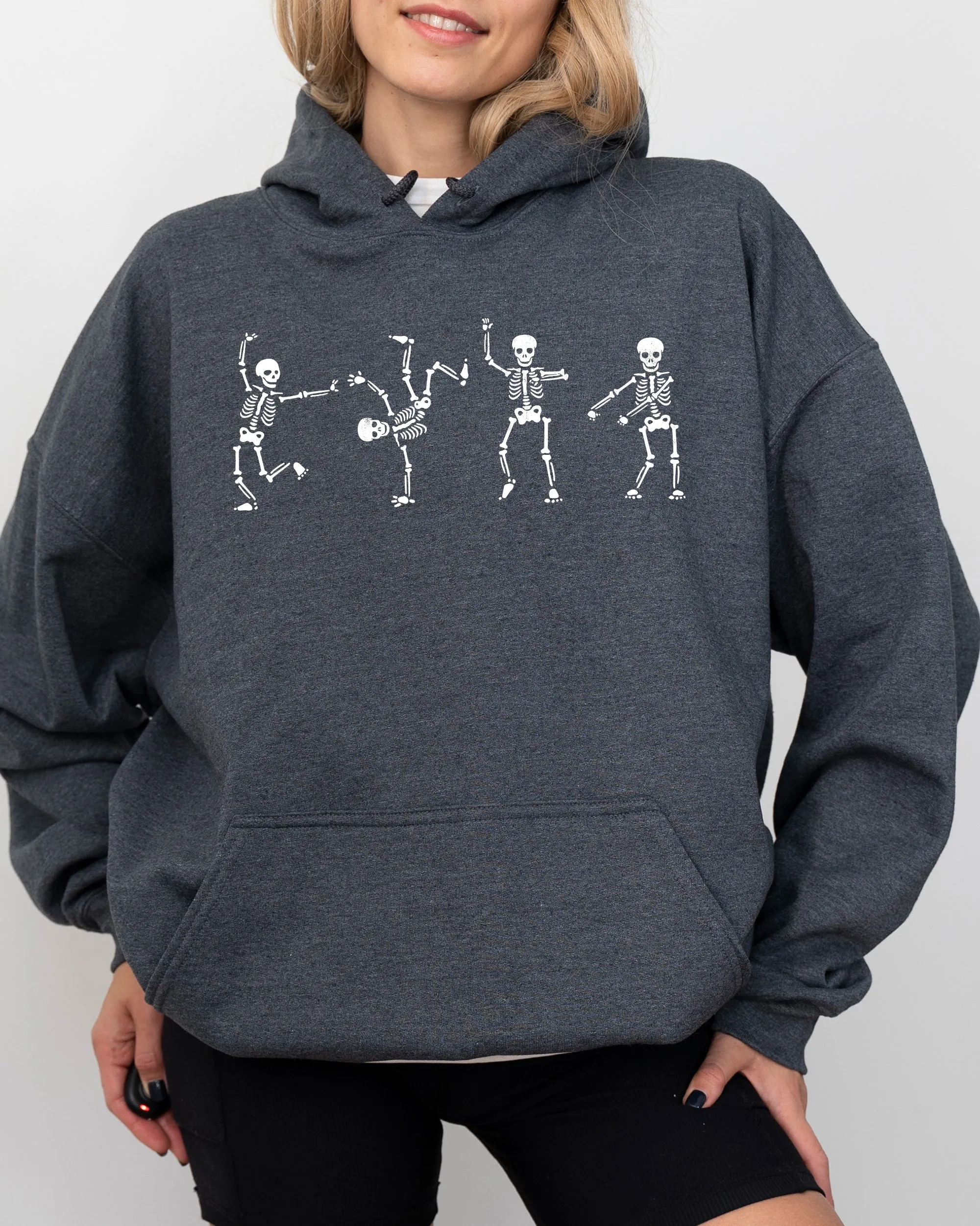 Funny Skeletons Dance Ghost Witch Skull Spooky Aesthetic Meme Halloween Costume Hoodie sold by Refinery Number One product image thumbnail 5