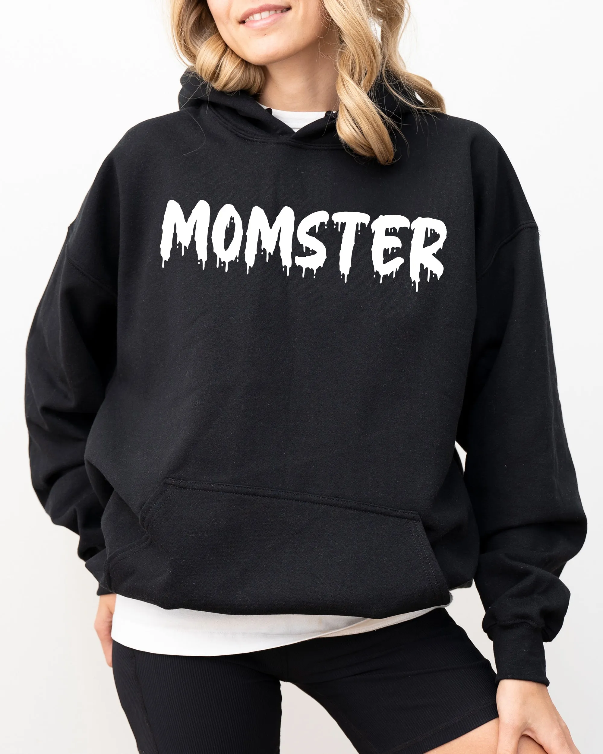 Momster, Skeleton, Ghost, Witch, Skull, Aesthetic, Meme, Halloween, Costume, Hoodie, Hooded Sweatshirt sold by Refinery Number One
