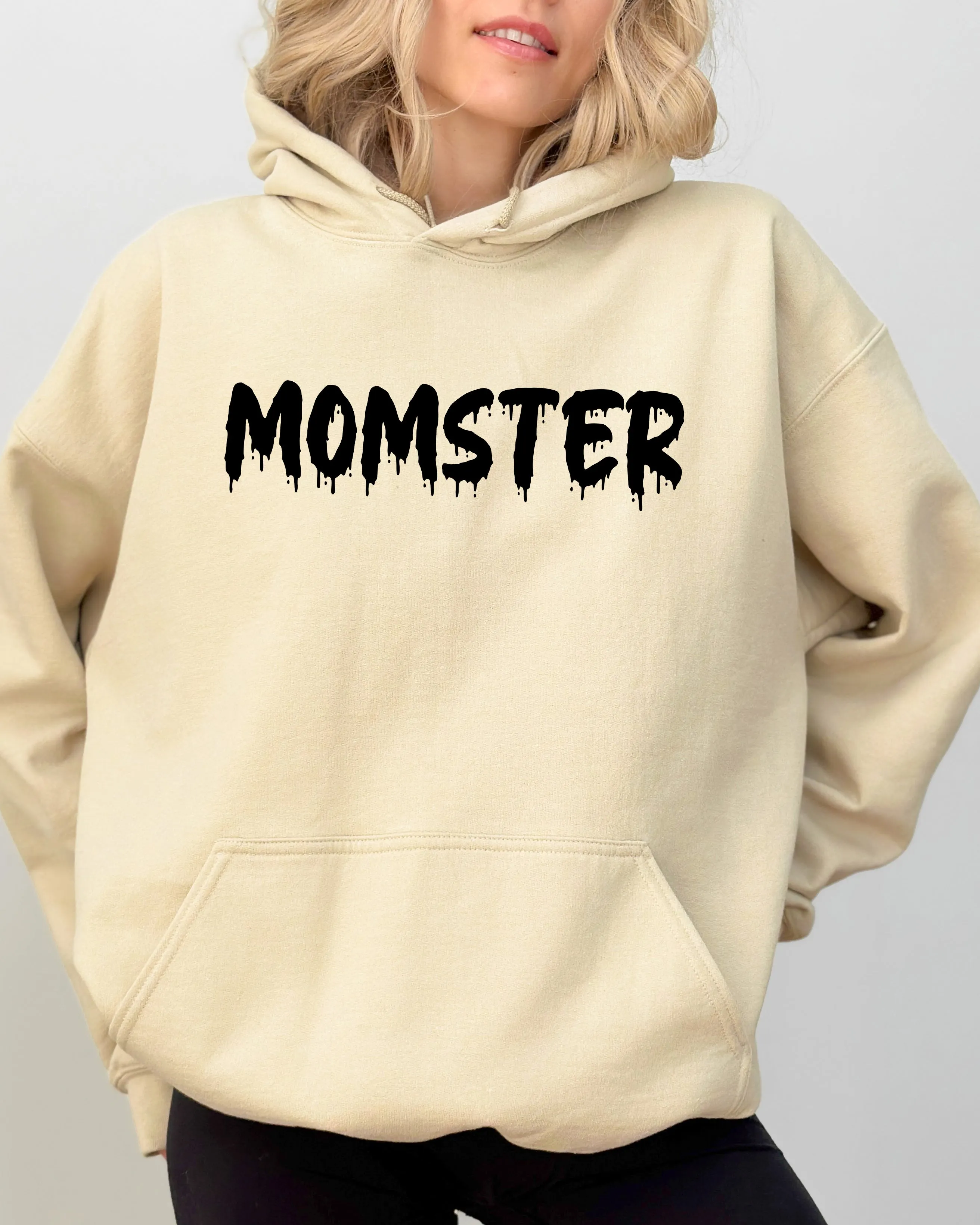 Momster, Skeleton, Ghost, Witch, Skull, Aesthetic, Meme, Halloween, Costume, Hoodie, Hooded Sweatshirt sold by Refinery Number One product image thumbnail 2