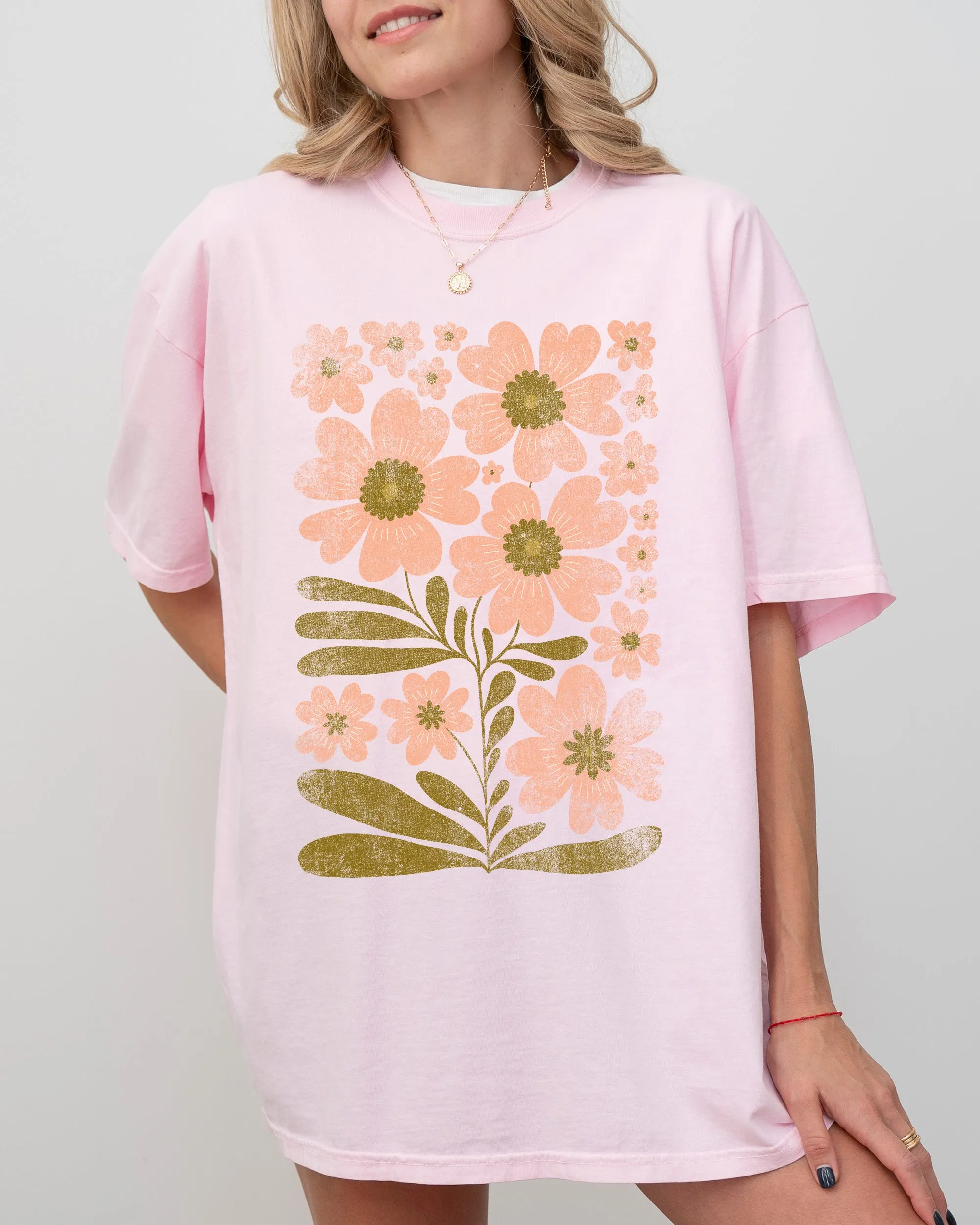 Autumn Folk Art Flowers, Botanical, Simplicity, Fall, Thanksgiving, Halloween, Floral Shirt Comfort Colors T-Shirt sold by Refinery Number One product image thumbnail 2