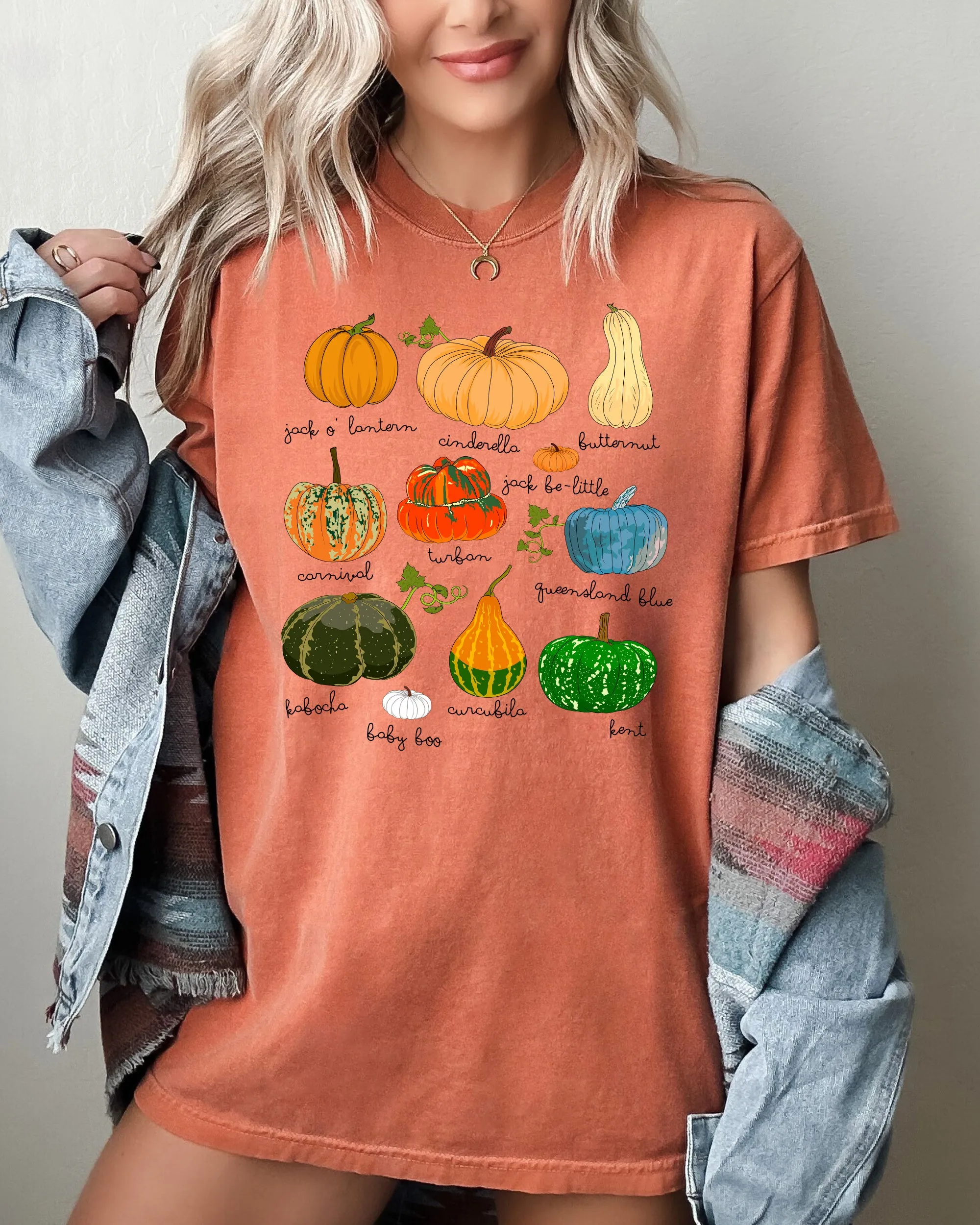 Pumpkins, Jack-o-lantern, Fall, Autumn, Halloween, Thanksgiving Shirt Comfort Colors T-Shirt sold by Refinery Number One product image thumbnail 4