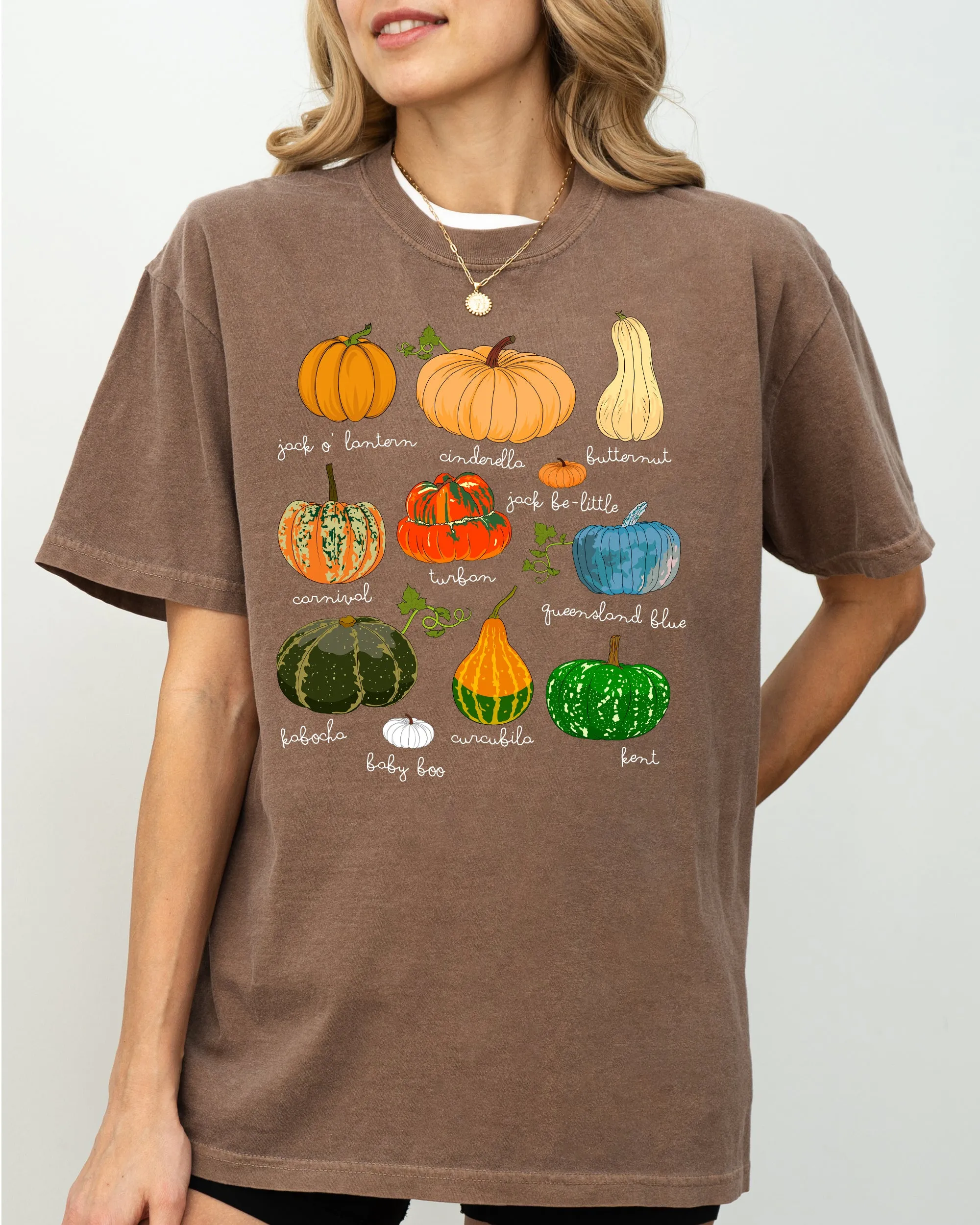 Pumpkins, Jack-o-lantern, Fall, Autumn, Halloween, Thanksgiving Shirt Comfort Colors T-Shirt sold by Refinery Number One product image thumbnail 5