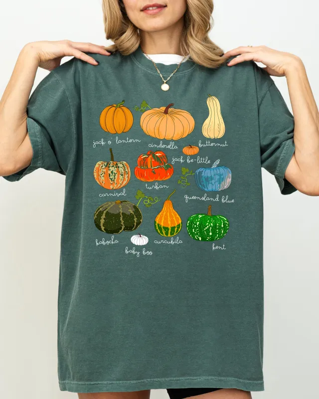 Pumpkins, Jack-o-lantern, Fall, Autumn, Halloween, Thanksgiving Shirt Comfort Colors T-Shirt sold by Refinery Number One
