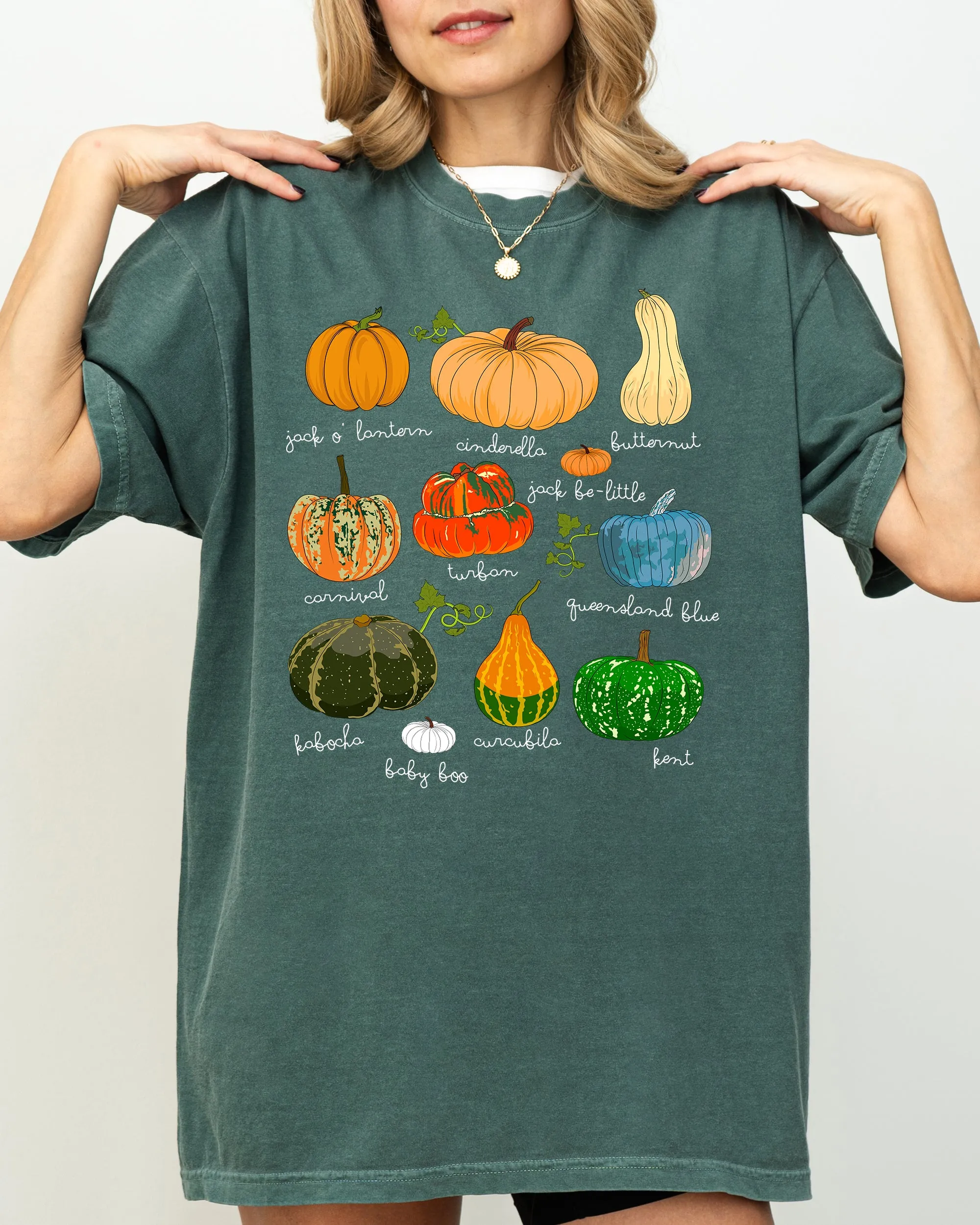 Pumpkins, Jack-o-lantern, Fall, Autumn, Halloween, Thanksgiving Shirt Comfort Colors T-Shirt sold by Refinery Number One