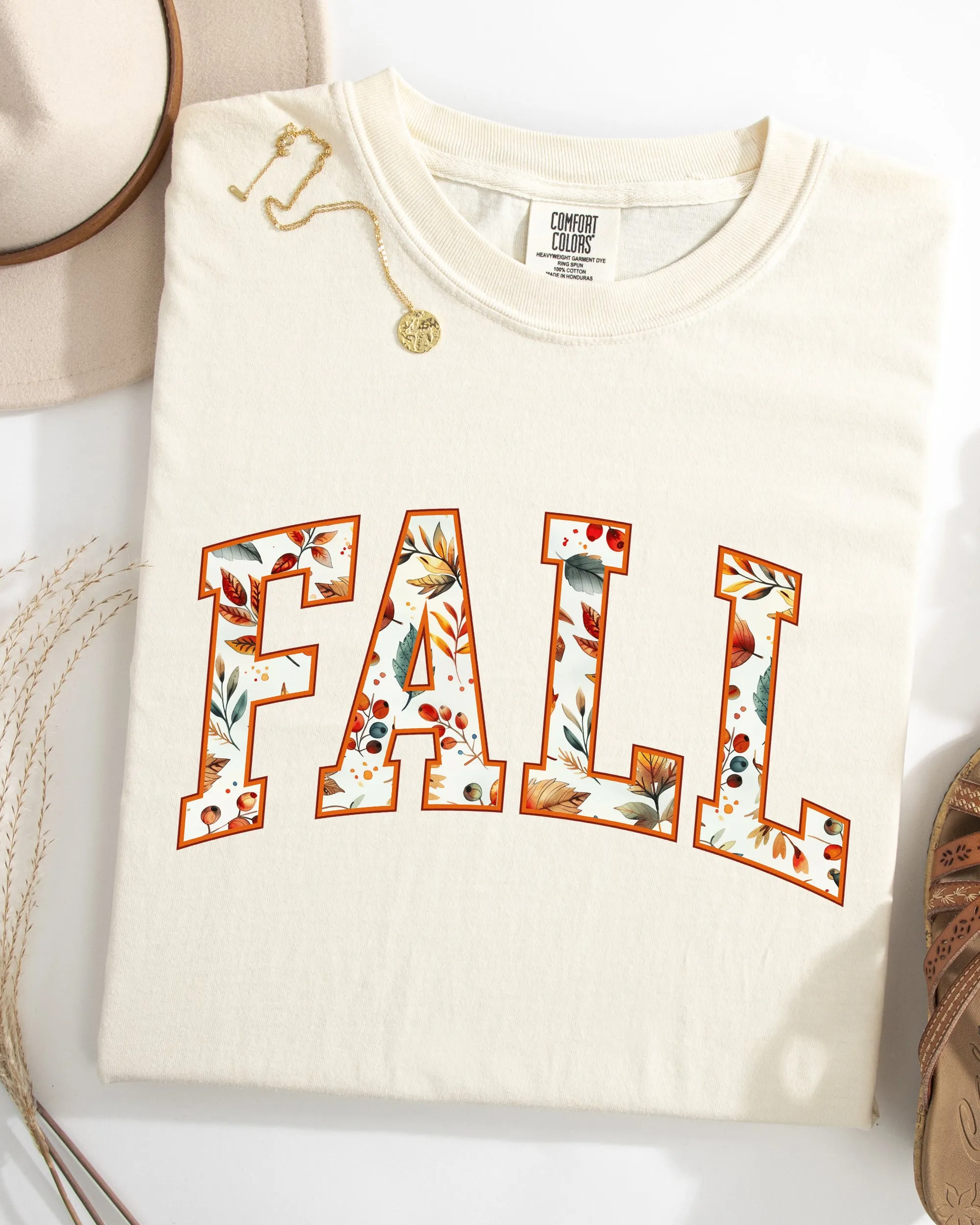 Fall, Varsity, Autumn, Collegiate, Retro, Vintage, Halloween Shirt Comfort Colors T-Shirt sold by Refinery Number One product image thumbnail 4