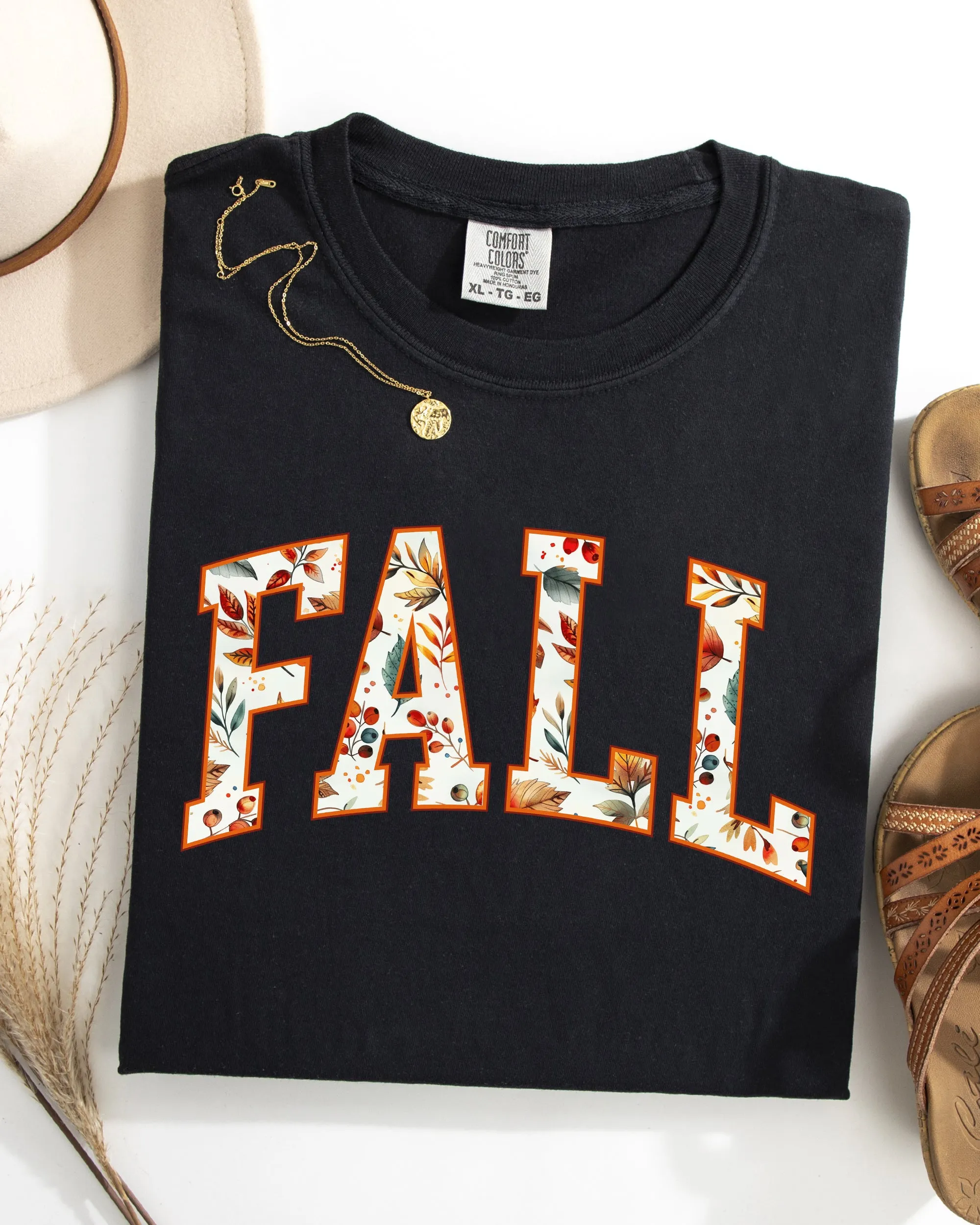 Fall, Varsity, Autumn, Collegiate, Retro, Vintage, Halloween Shirt Comfort Colors T-Shirt sold by Refinery Number One product image thumbnail 5