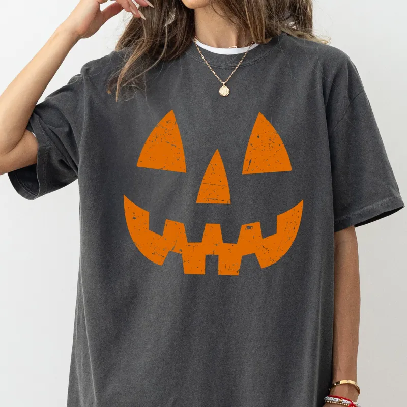 Jack-O-Lantern, Pumpkin, Cute, Halloween, Spooky, Trick Or Treat Costume, Witch Shirt Comfort Colors T-Shirt sold by Refinery Number One