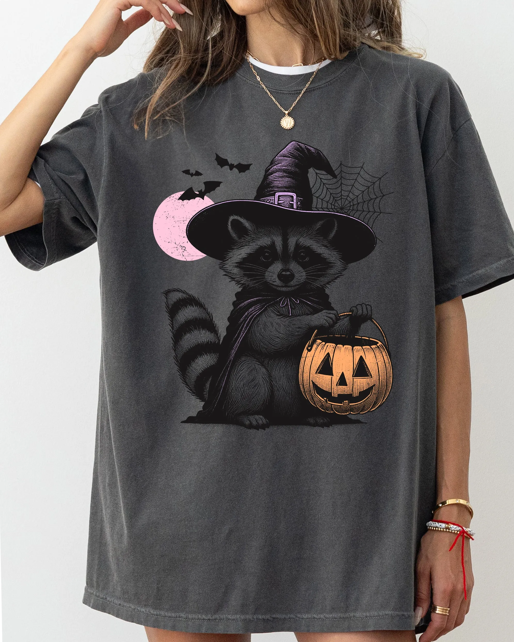 Racoon, Animal Lover, Vintage, Farm, Ghost, Western, Witch, Aesthetic, Meme, Halloween, Costume, Tshirt Comfort Colors T-Shirt sold by Refinery Number One product image thumbnail 5