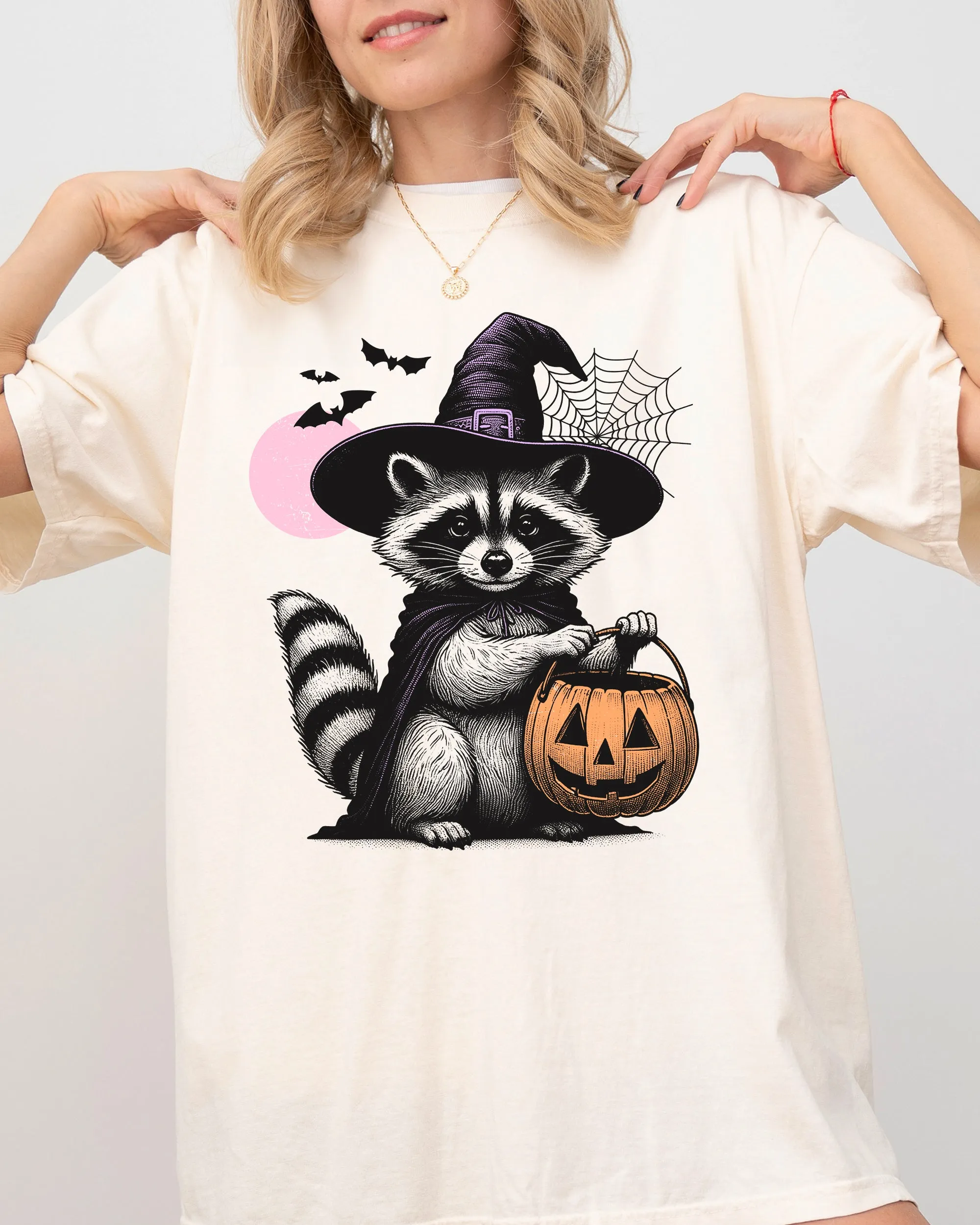 Racoon, Animal Lover, Vintage, Farm, Ghost, Western, Witch, Aesthetic, Meme, Halloween, Costume, Tshirt Comfort Colors T-Shirt sold by Refinery Number One product image thumbnail 2