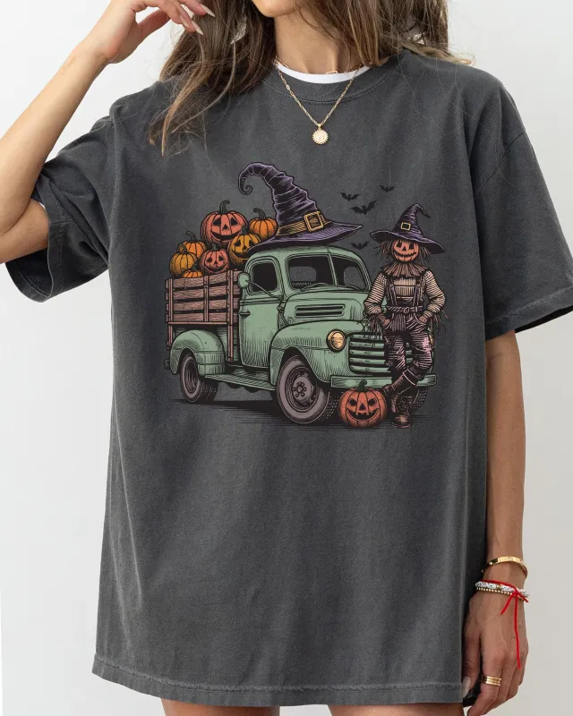 Scarecrow, Pumpkin, Vintage, Ghost, Western, Witch, Aesthetic, Meme, Halloween, Costume, Tshirt Comfort Colors T-Shirt sold by Refinery Number One