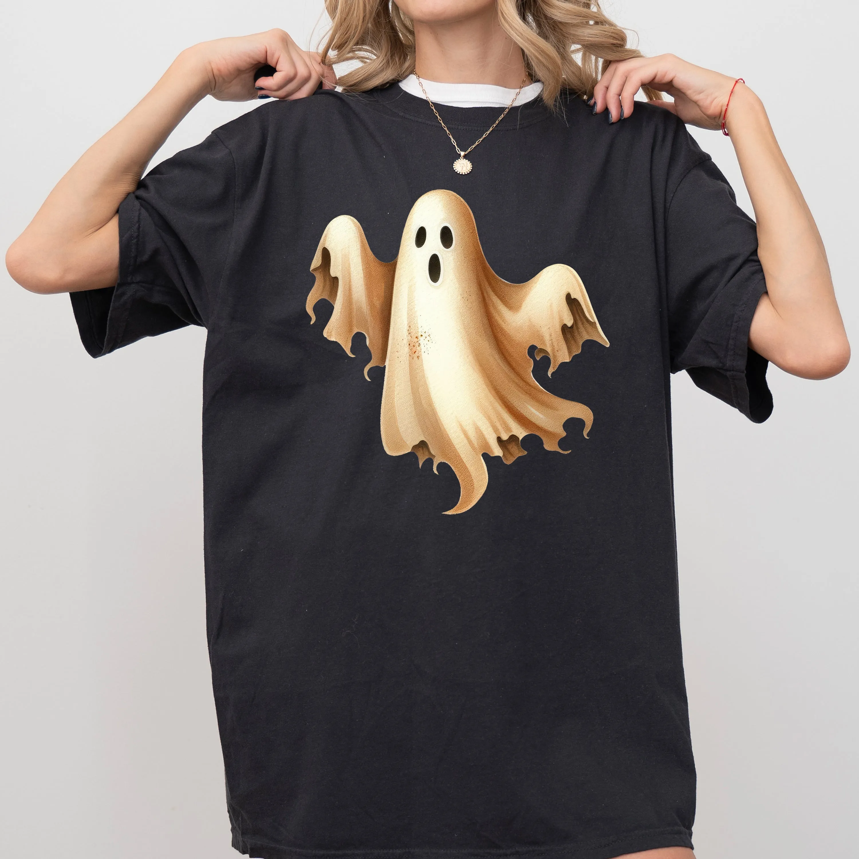Ghost, Vintage, Western, Witch, Aesthetic, Meme, Halloween, Costume, Tshirt Comfort Colors T-Shirt sold by Refinery Number One product image thumbnail 2