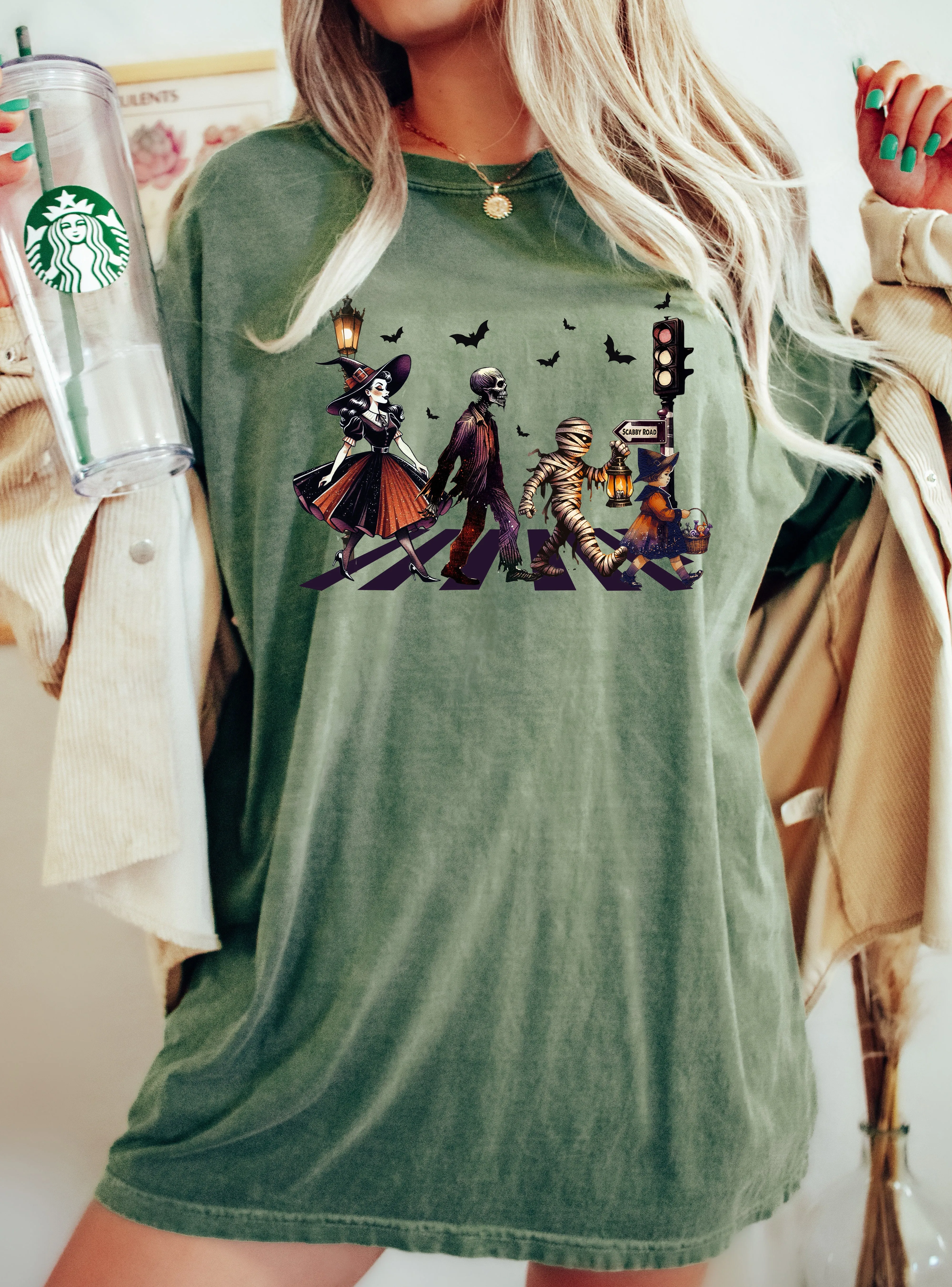 Burton Road, Ghost, Vintage, Western, Witch, Aesthetic, Meme, Halloween, Costume, Tshirt Comfort Colors T-Shirt sold by Refinery Number One product image thumbnail 5