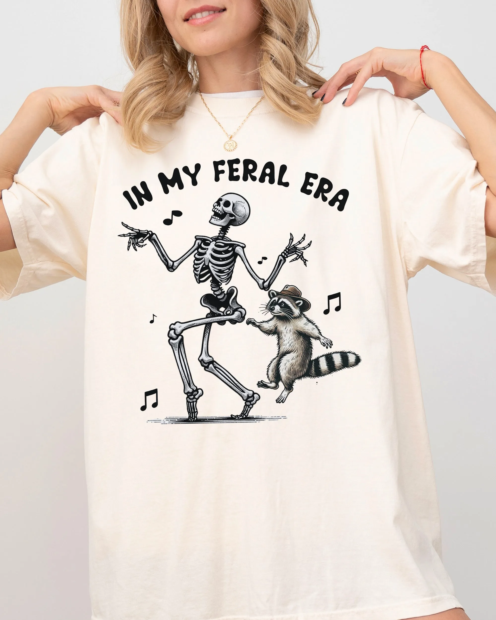 In My Feral Era, Skeleton, Ghost, Vintage, Western, Witch, Aesthetic, Meme, Halloween, Costume, Tshirt Comfort Colors T-Shirt sold by Refinery Number One product image thumbnail 2