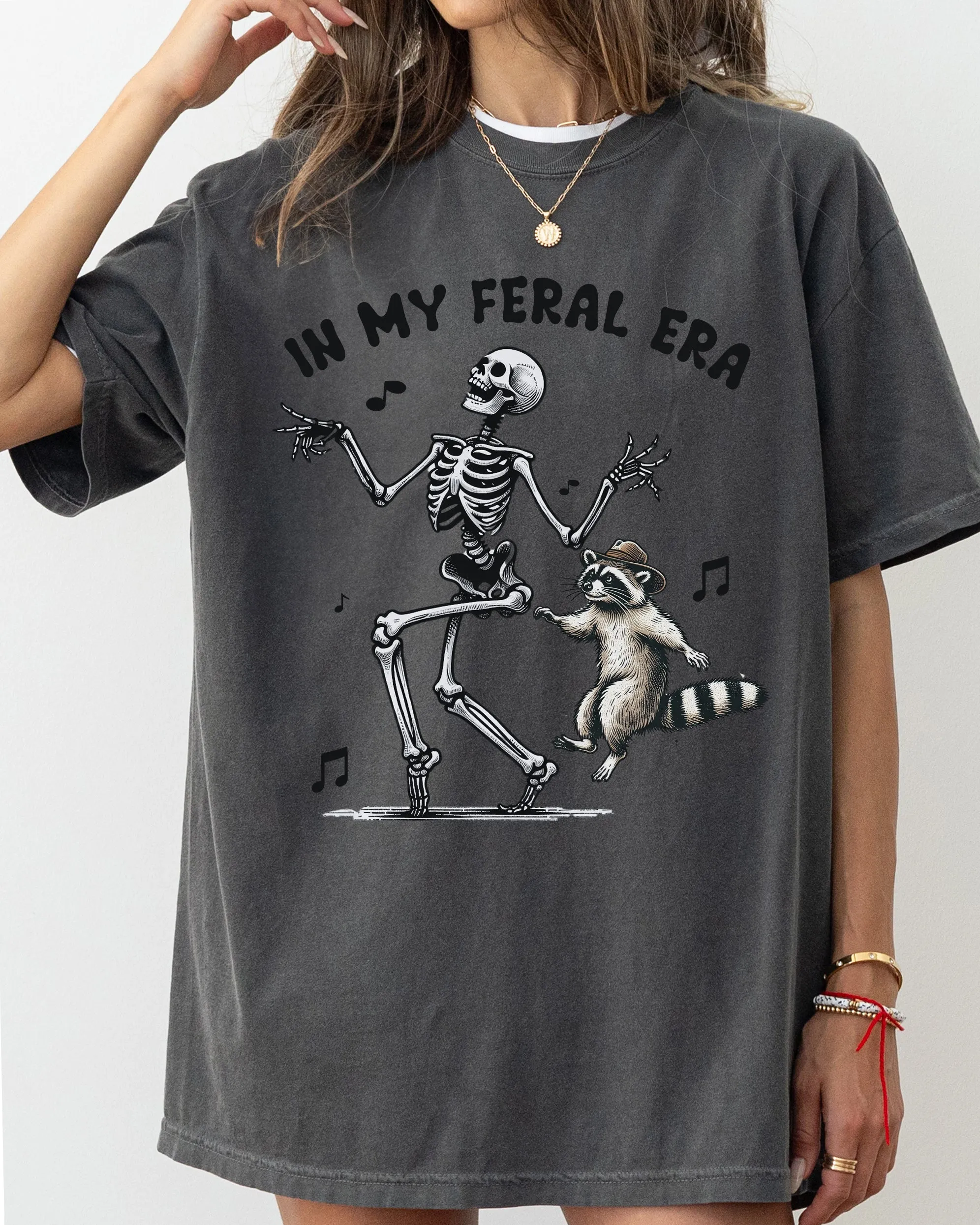 In My Feral Era, Skeleton, Ghost, Vintage, Western, Witch, Aesthetic, Meme, Halloween, Costume, Tshirt Comfort Colors T-Shirt sold by Refinery Number One product image thumbnail 4