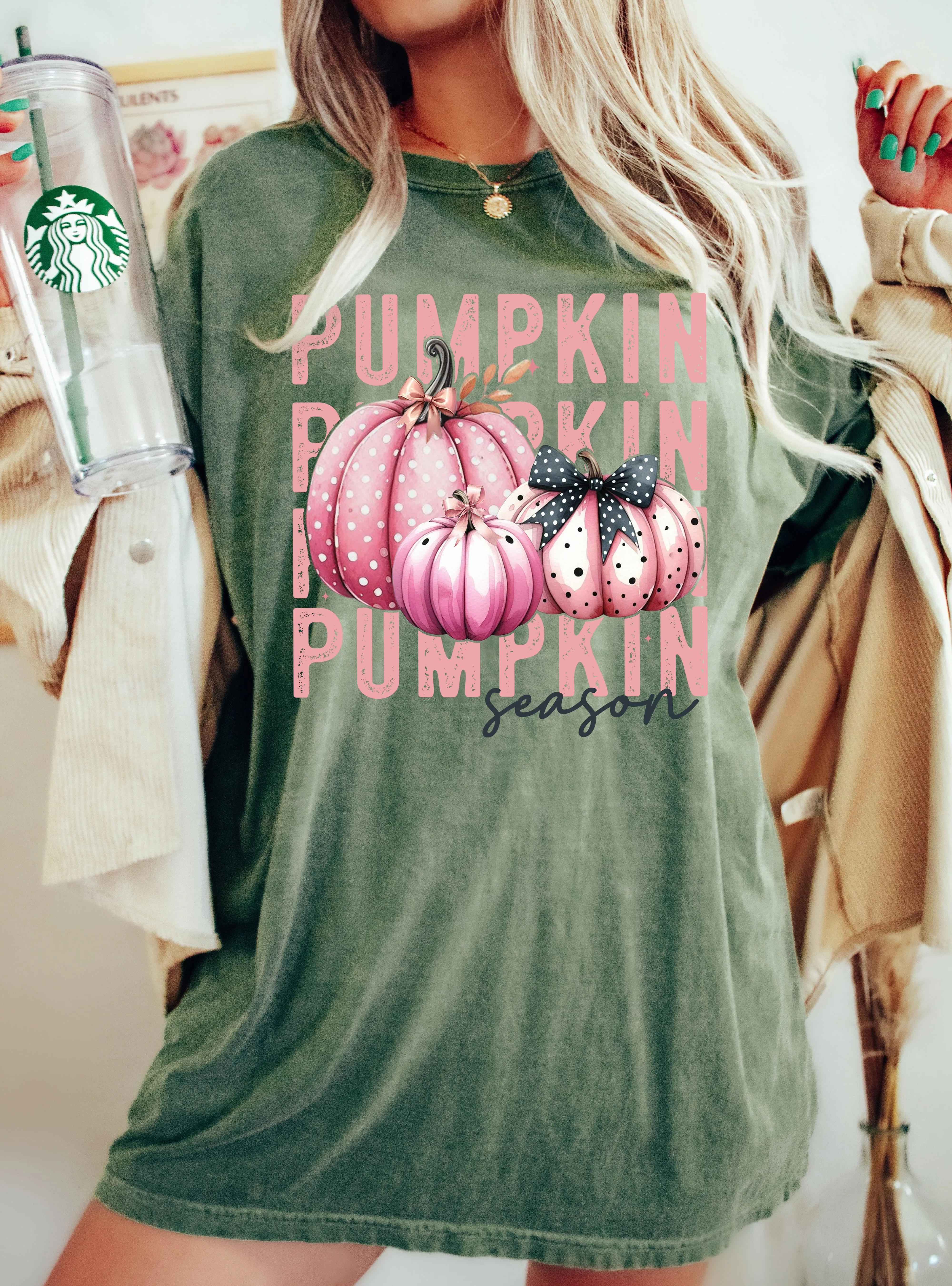 Pumpkin Season, Fall, Skeleton, Ghost, Vintage, Western, Witch, Aesthetic, Meme, Halloween, Costume, Tshirt Comfort Colors T-Shirt sold by Refinery Number One product image thumbnail 5