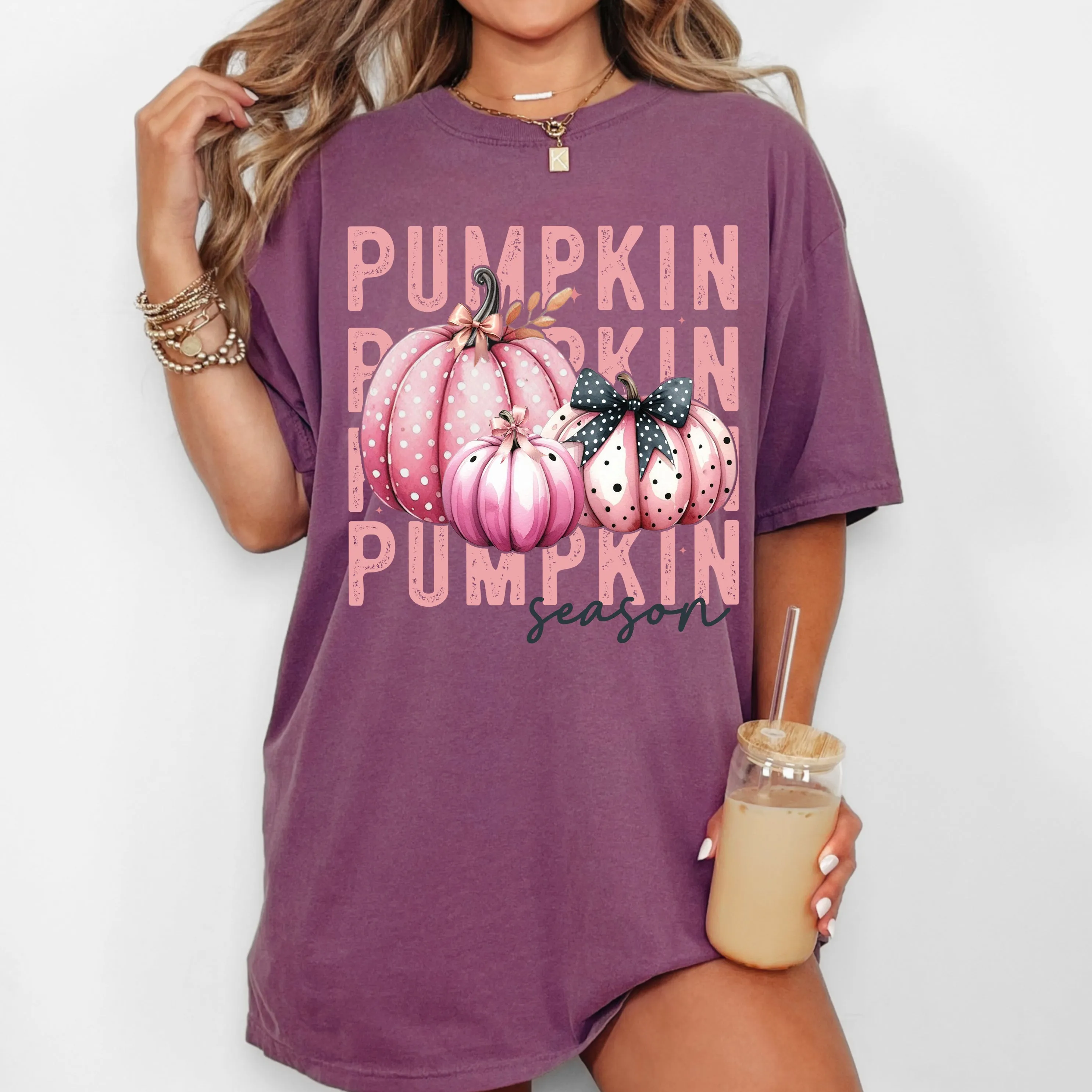 Pumpkin Season, Fall, Skeleton, Ghost, Vintage, Western, Witch, Aesthetic, Meme, Halloween, Costume, Tshirt Comfort Colors T-Shirt sold by Refinery Number One