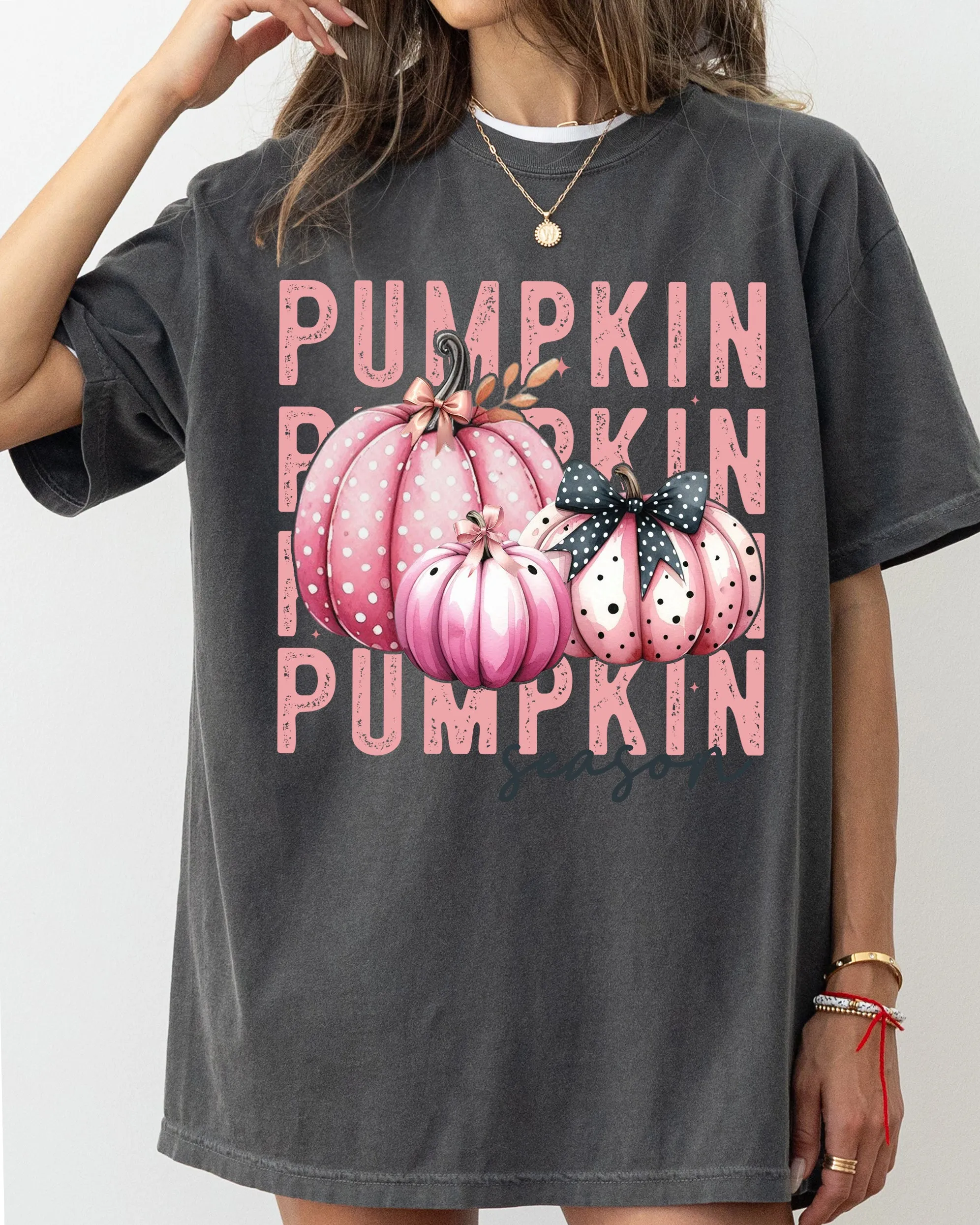 Pumpkin Season, Fall, Skeleton, Ghost, Vintage, Western, Witch, Aesthetic, Meme, Halloween, Costume, Tshirt Comfort Colors T-Shirt sold by Refinery Number One product image thumbnail 3