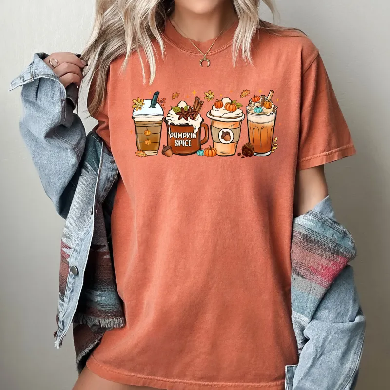 Coffee Lover, Pumpkin Spice, Fall, Western, Witch, Aesthetic, Meme, Halloween, Costume, Tshirt Comfort Colors T-Shirt sold by Refinery Number One
