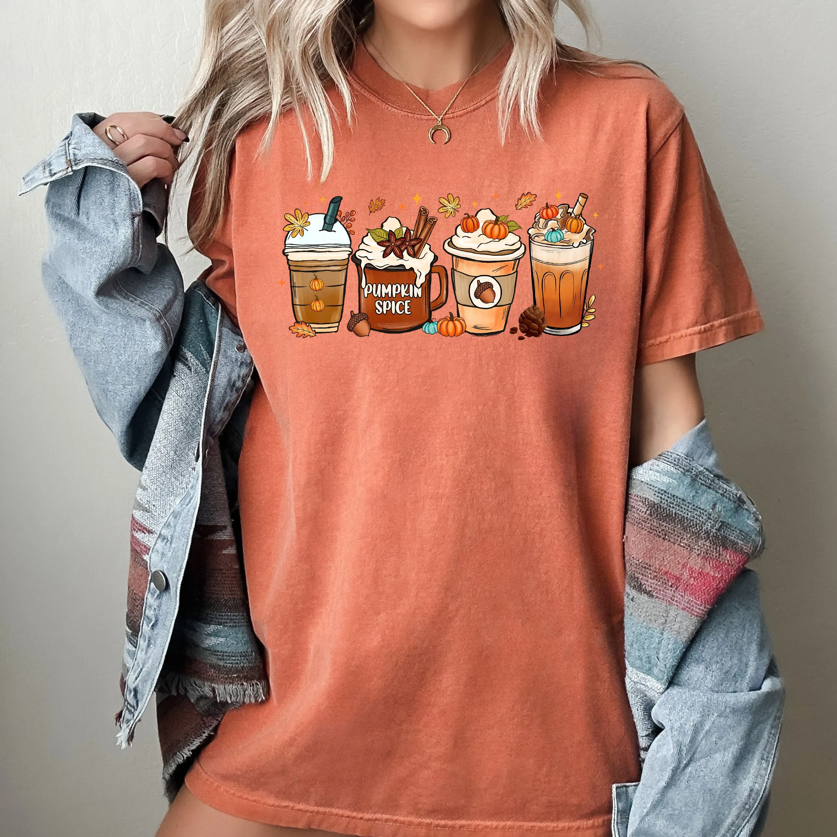 Coffee Lover, Pumpkin Spice, Fall, Western, Witch, Aesthetic, Meme, Halloween, Costume, Tshirt Comfort Colors T-Shirt sold by Refinery Number One