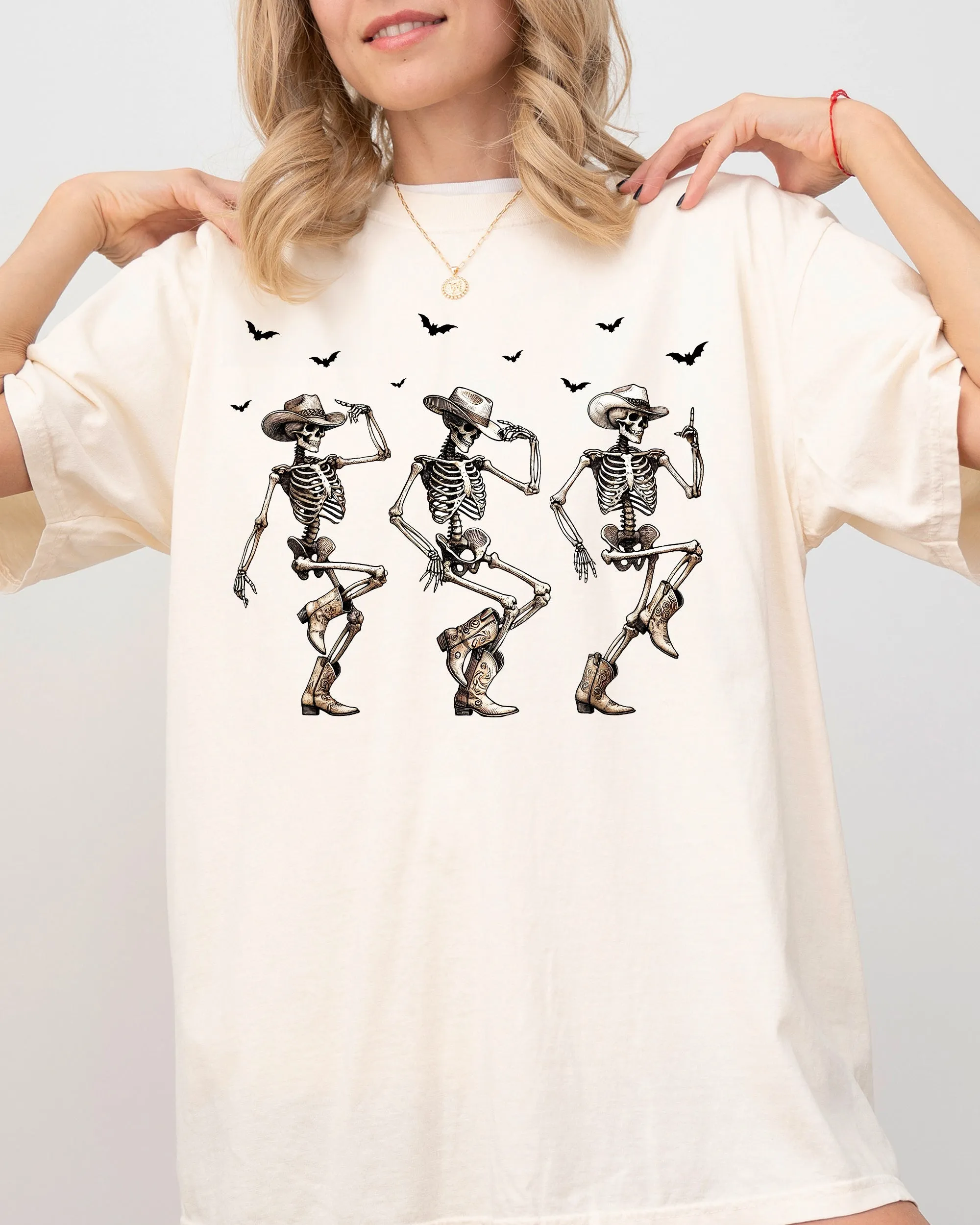 Dancing Cowboy, Skeletons, Western, Witch, Aesthetic, Meme, Halloween, Costume, Tshirt Comfort Colors T-Shirt sold by Refinery Number One product image thumbnail 3