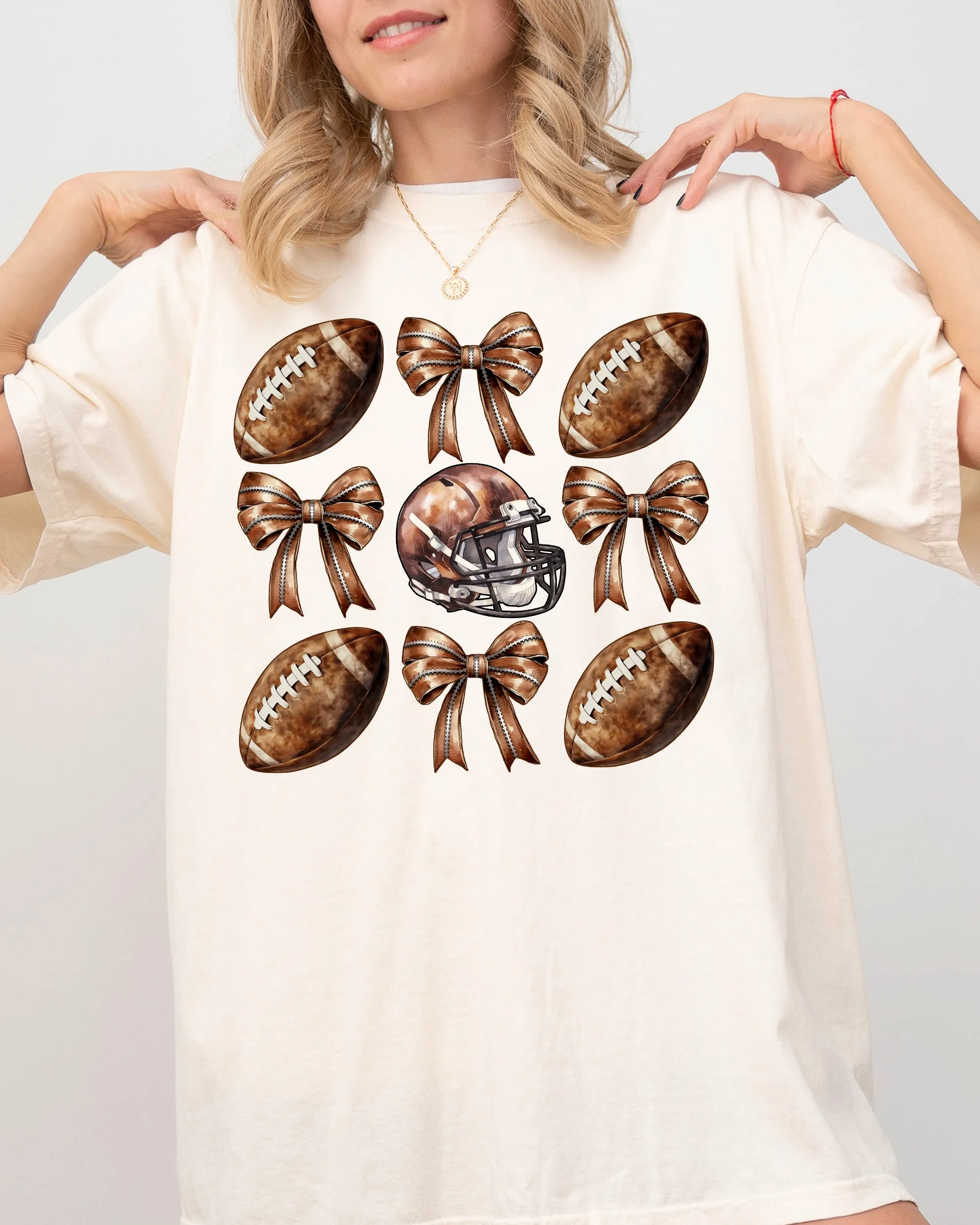 Football, Bow, Western, Witch, Aesthetic, Meme, Halloween, Costume, Tshirt Comfort Colors T-Shirt sold by Refinery Number One product image thumbnail 3