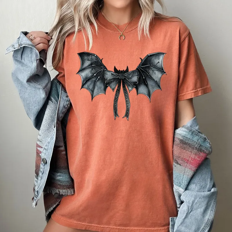 Bat Wings, Vintage, Western, Witch, Aesthetic, Meme, Halloween, Costume, Tshirt Comfort Colors T-Shirt sold by Refinery Number One