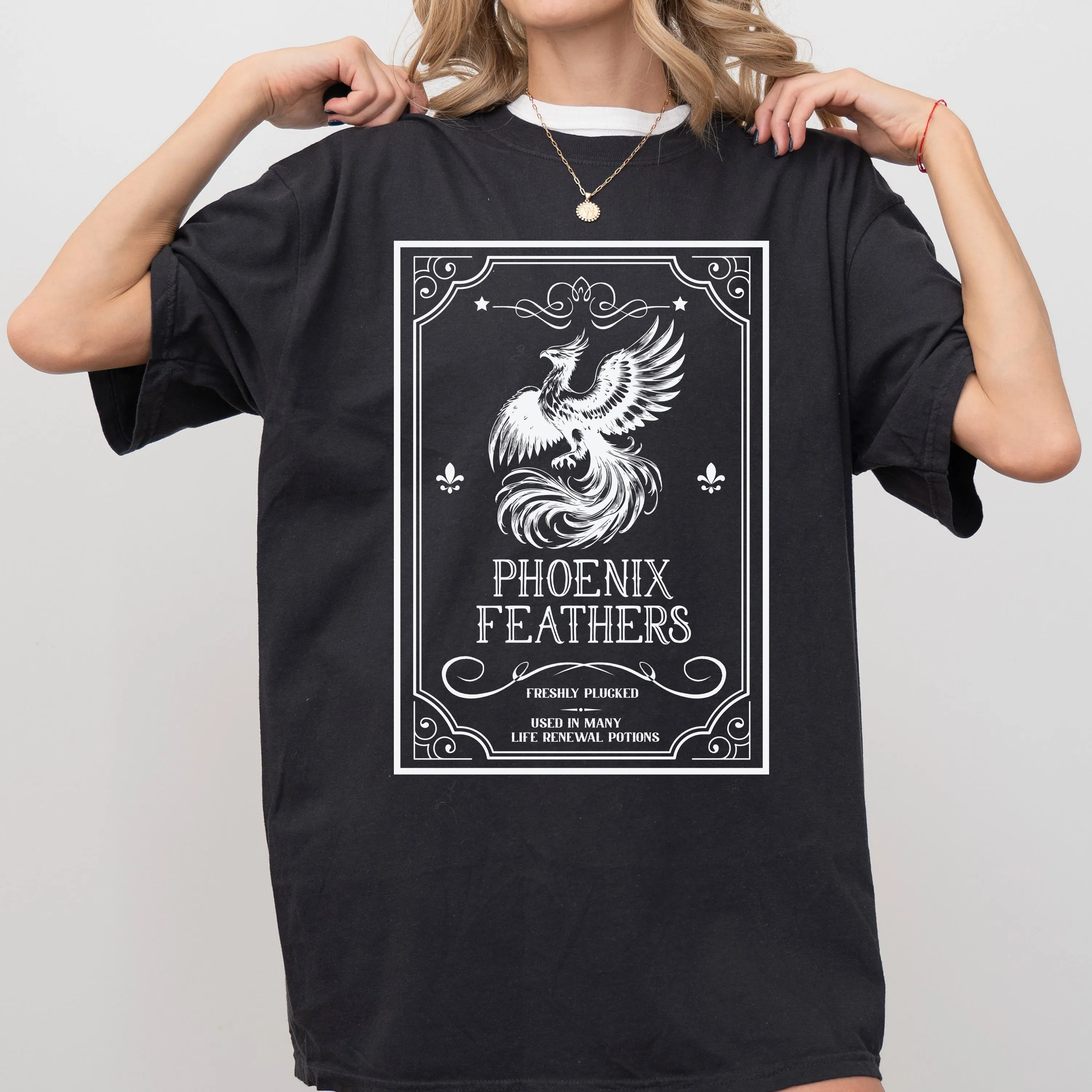 Phoenix Feathers, Vintage, Western, Witch, Aesthetic, Meme, Halloween, Costume, Tshirt Comfort Colors T-Shirt sold by Refinery Number One product image thumbnail 2